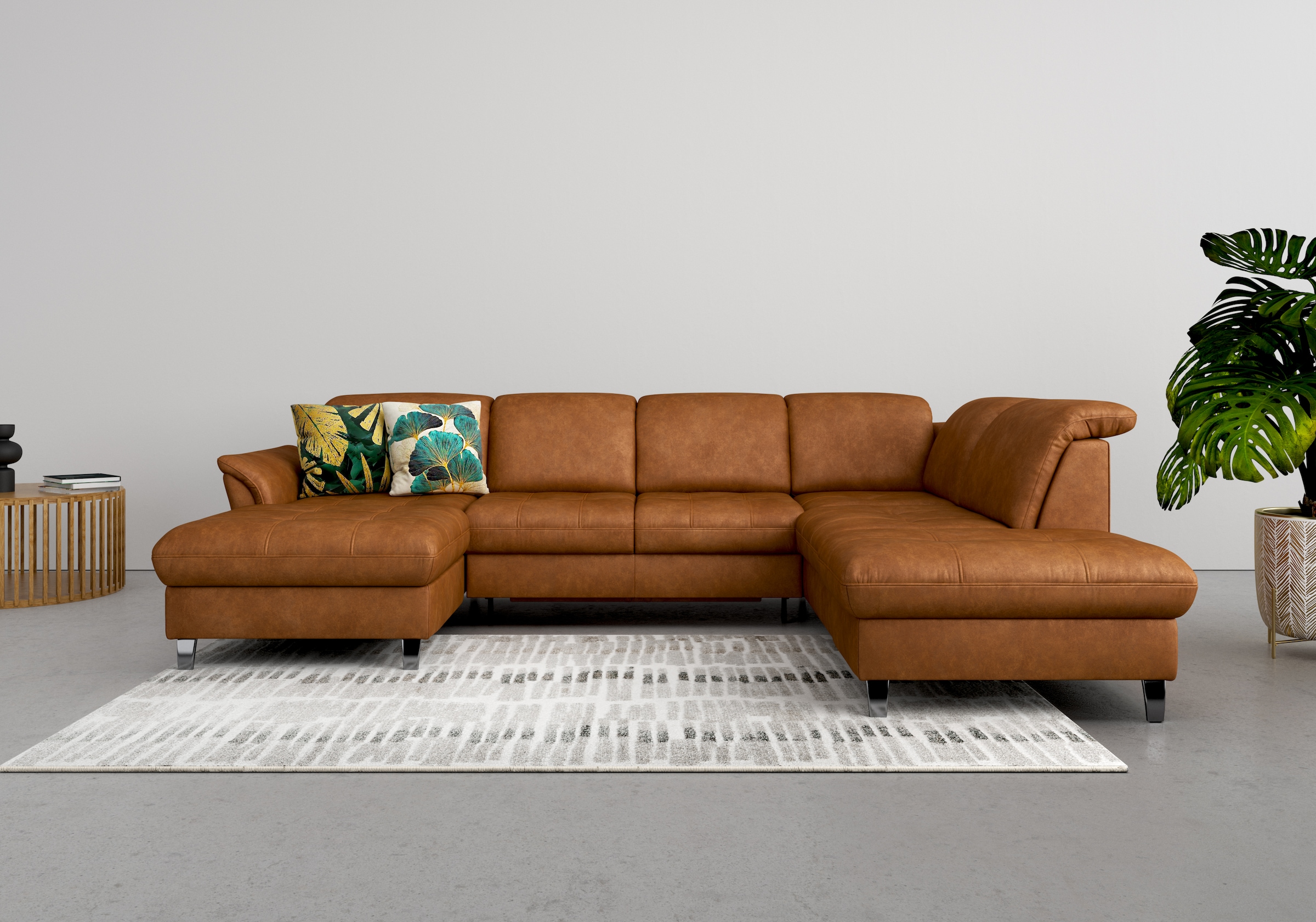 sit&more Wohnlandschaft »Maggiore U-Form« wahlweise mit Kopfteilverstellung günstig online kaufen