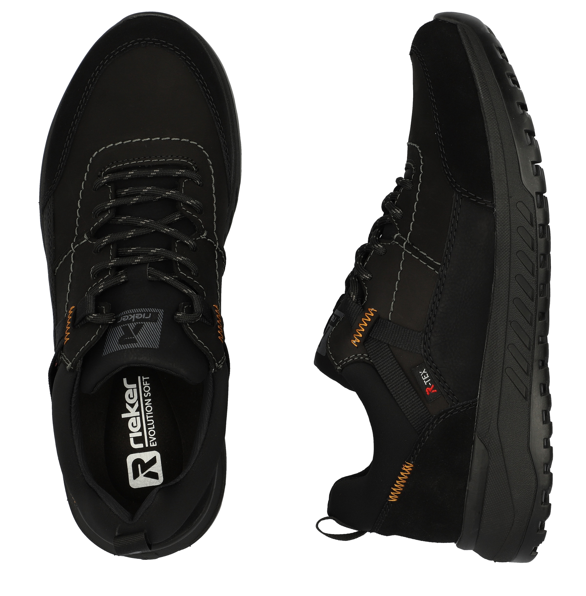 RIEKER Sport Sneaker, Outdoorschuh, Halbschuh, Schnürschuh mit TEX-Ausstattung
