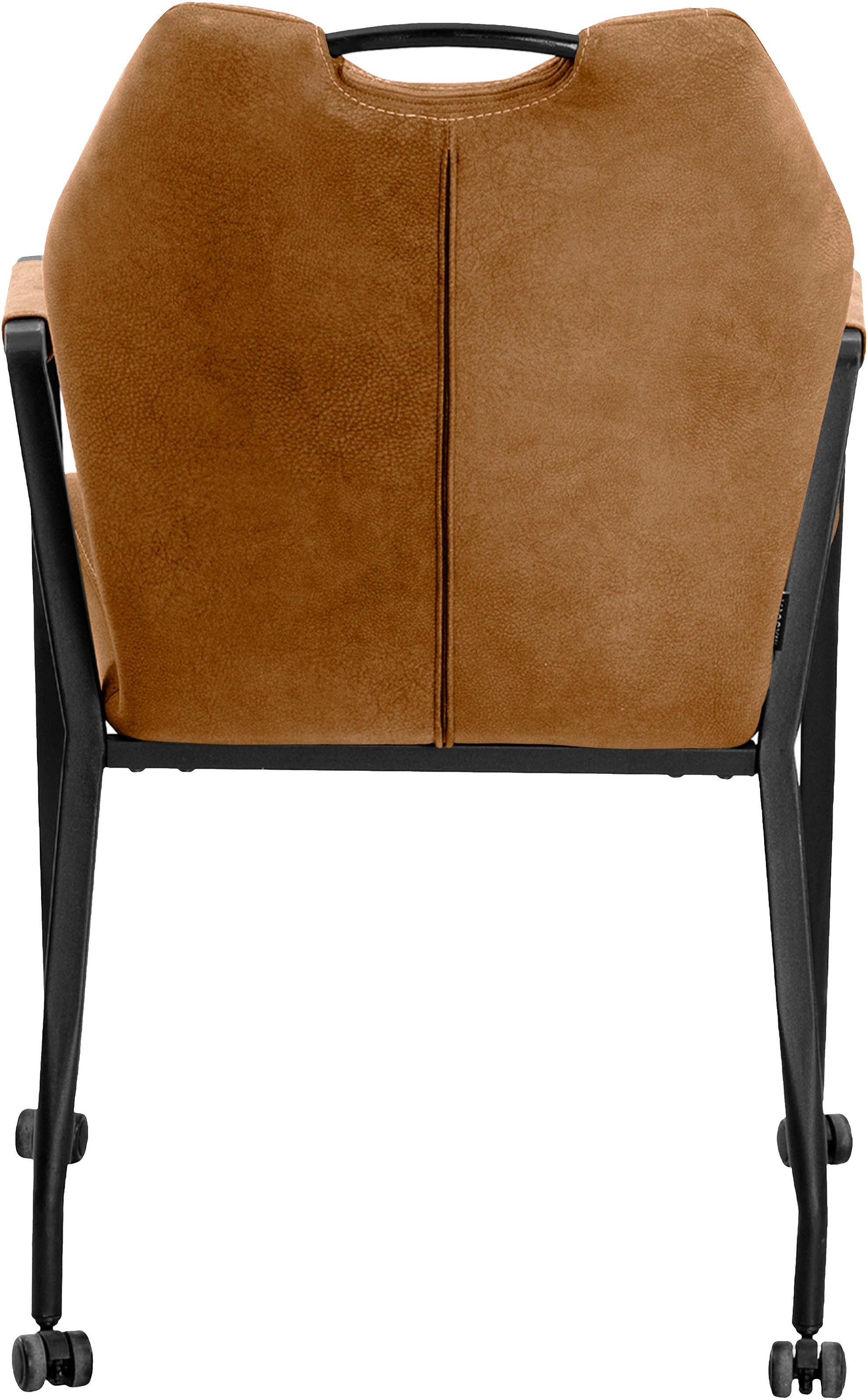 OMG Design Armlehnstuhl »Point«, (Set), 2 St., Stoff, Esszimmerstuhl mit Rollen, Bürostuhl