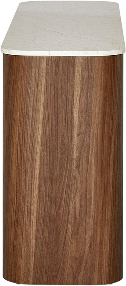 Jahnke Sideboard »TRESOR SB 150« Sideboard, Marmor Look, grifflose Optik, 3 Türen, Breite:150 cm