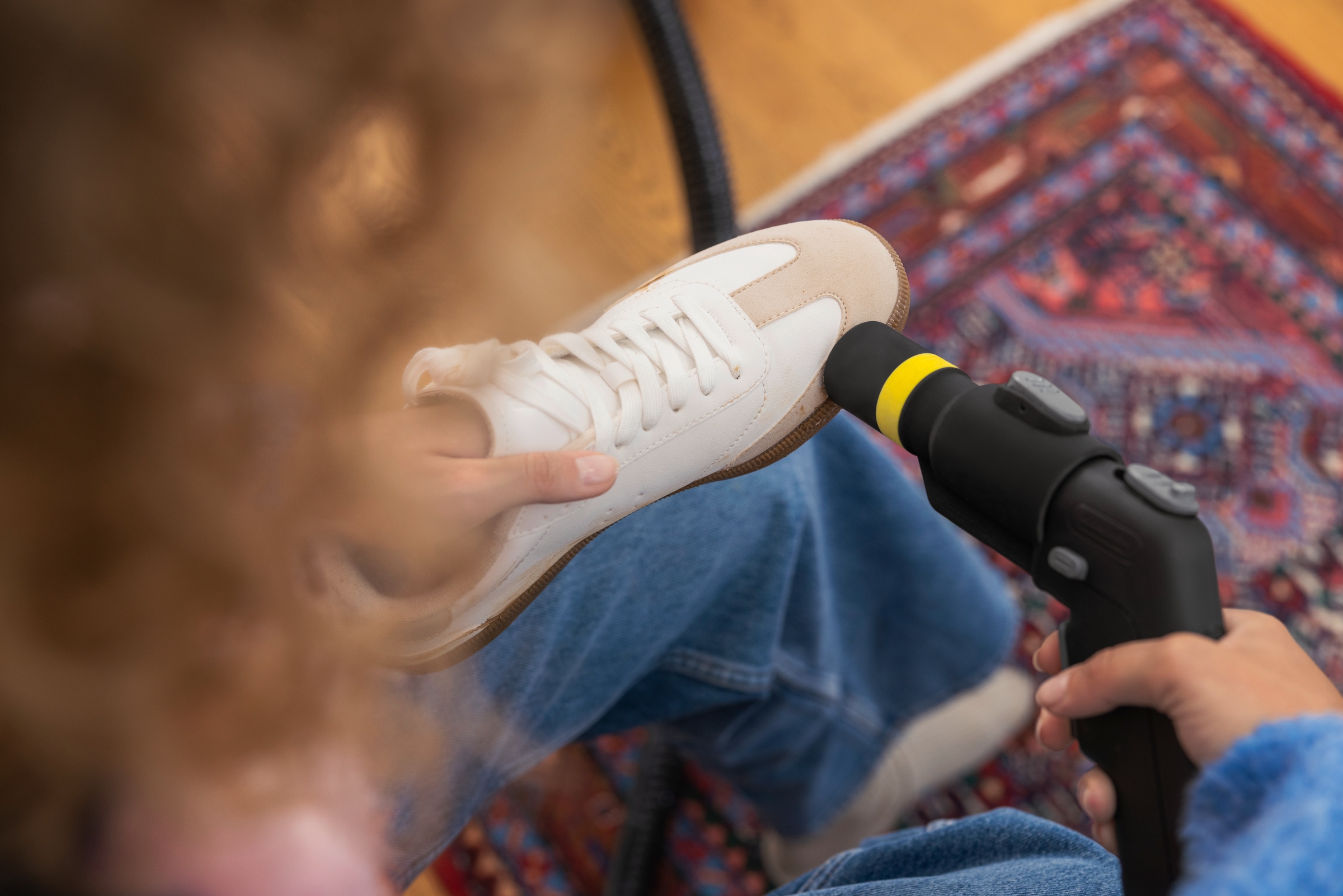 KÄRCHER Bürste »Shoe!Cleaner«, schnelle und tropffreie Schuhreinigung mit weichen Borsten