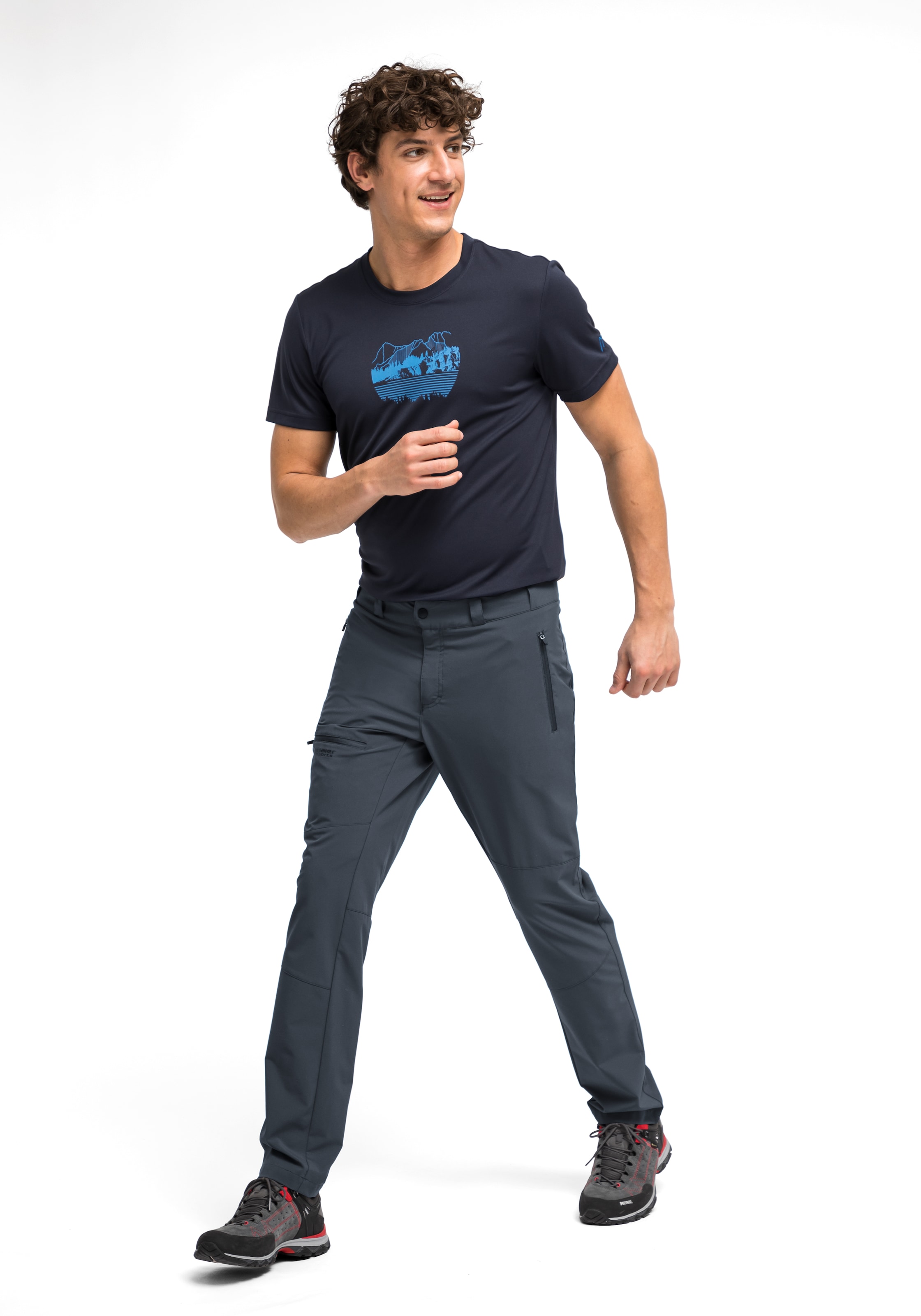 Maier Sports Funktionshose »Latit M«  Herren Wanderhose, atmungsaktive Outdoor-Hose, 4 Taschen, Regular Fit