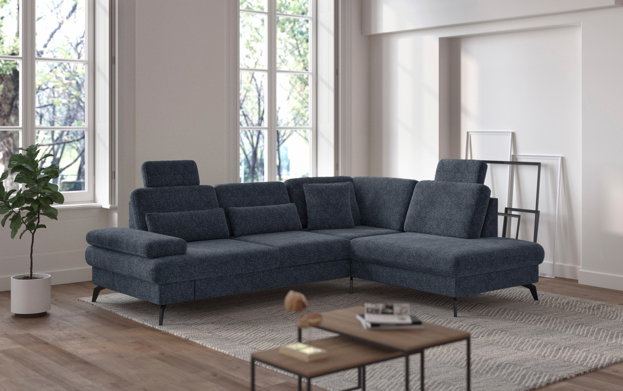 sit&more Ecksofa »Morris L-Form, inkl. Sitztiefenverstellung«, wahlweise mi günstig online kaufen