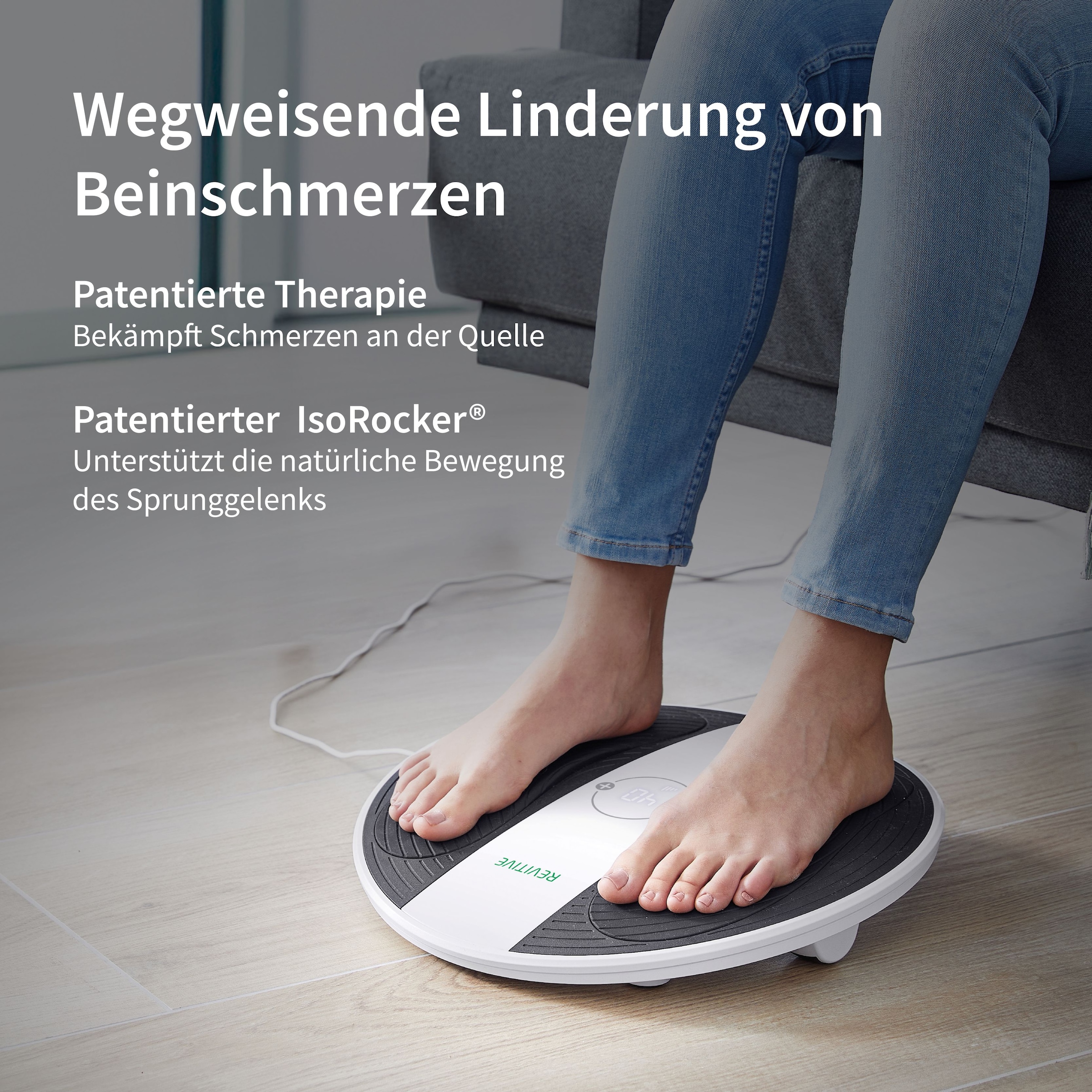 REVITIVE EMS-Fußmassage-Gerät »Pro Health Durchblutungs-Stimulator« Lindert Schmerzen, Beschwerden, Schwellungen, Durchblutungsstörungen