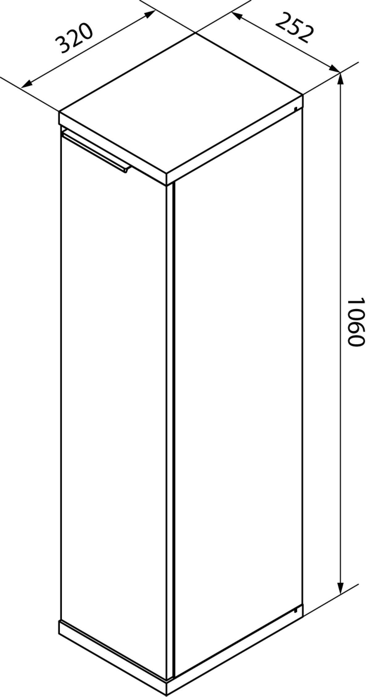 welltime Midischrank »Belmont«