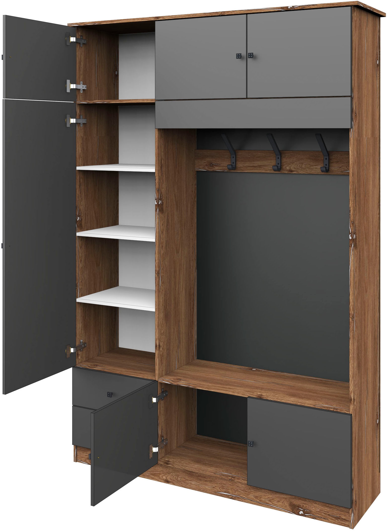 borchardt Möbel Garderobenschrank »Kompakta«, Höhe 202 cm