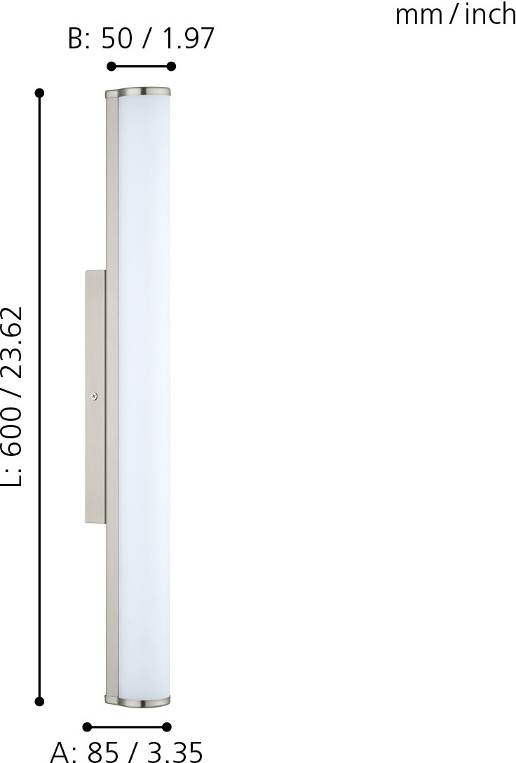 EGLO LED Wandleuchte »CALNOVA«, 1 flammig, Leuchtmittel LED-Board   LED fes günstig online kaufen
