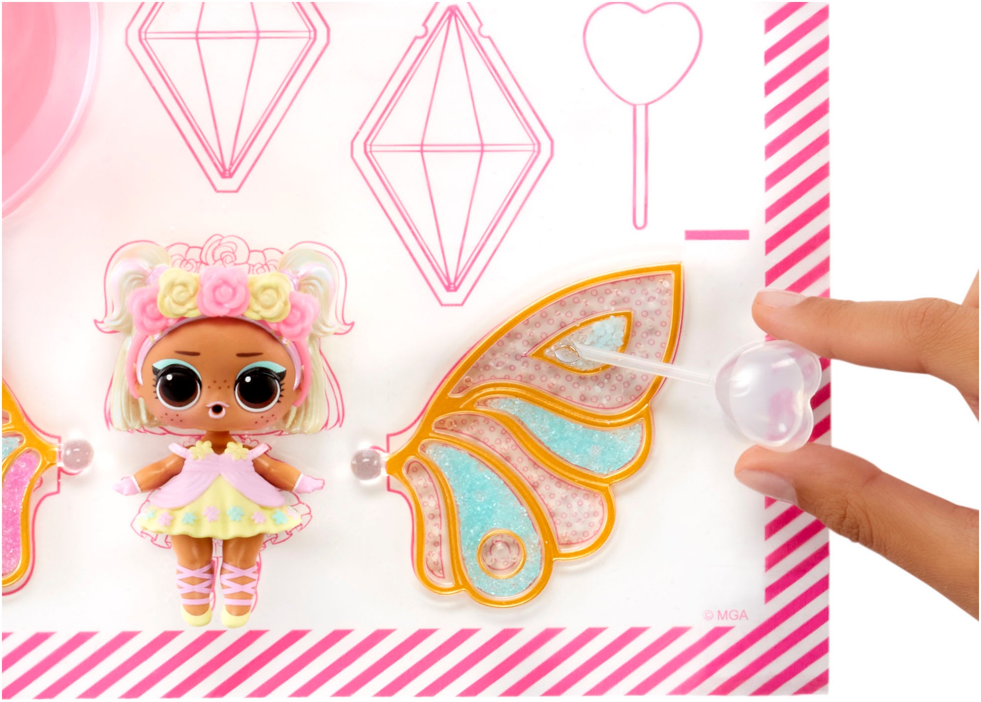 L.O.L. SURPRISE! Anziehpuppe »L.O.L. Surprise Fairy Tots Asst in PDQ«, sortierte Lieferung