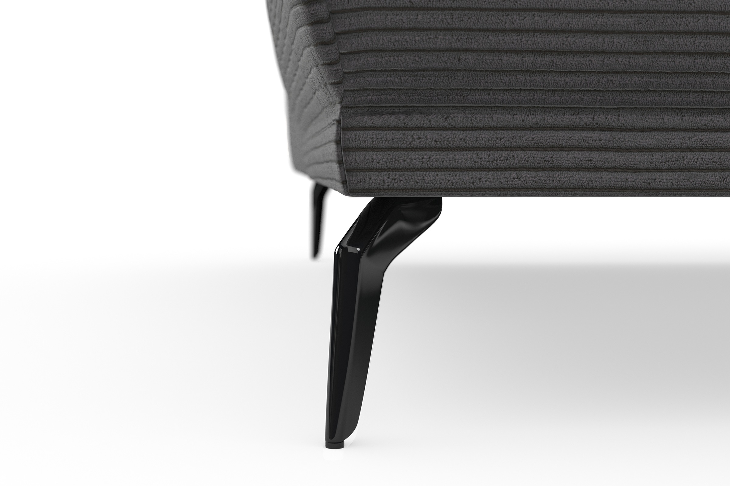 INOSIGN Ecksofa »Coco L-Form«, Sitztiefen-, Arm- und Kopfteilverstellung, Cord-Bezug, Fußhöhe 15 cm