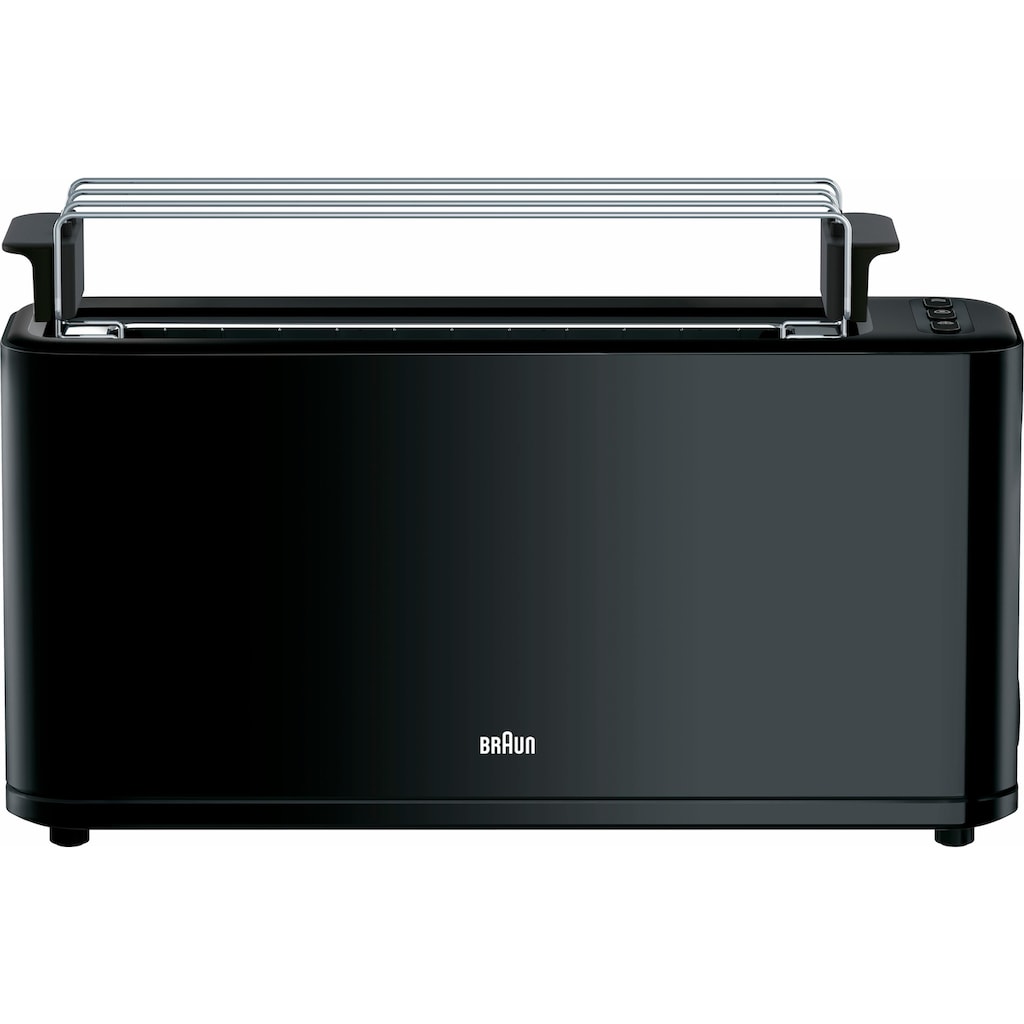 Braun Toaster »HT 3110 BK«, 1 langer Schlitz, für 2 Scheiben, 1000 W