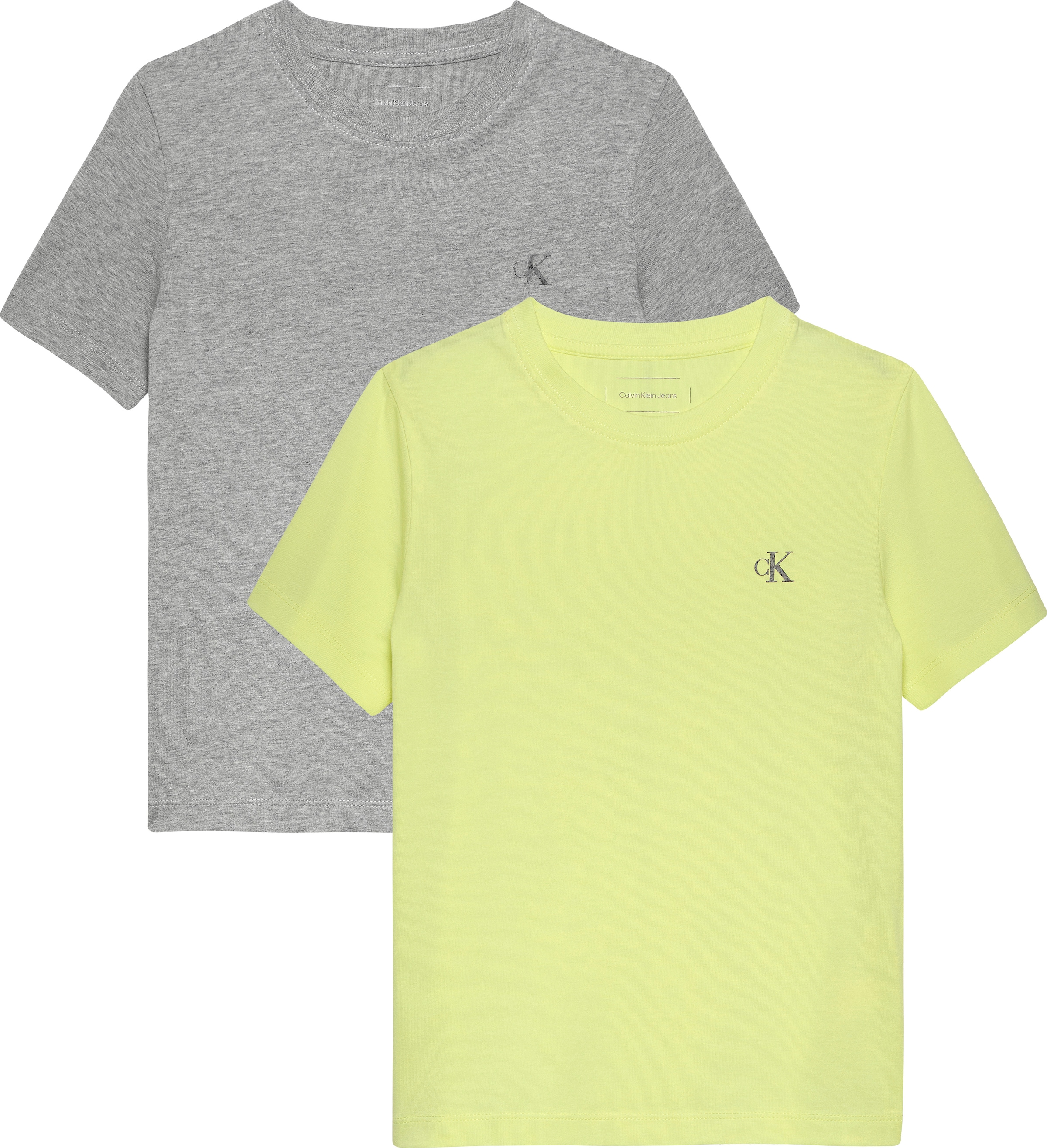 Calvin Klein Jeans T-Shirt »2-PACK MONOGRAM TOP«, (2 tlg.), für Kinder bis 16 Jahre mit Logoprägung