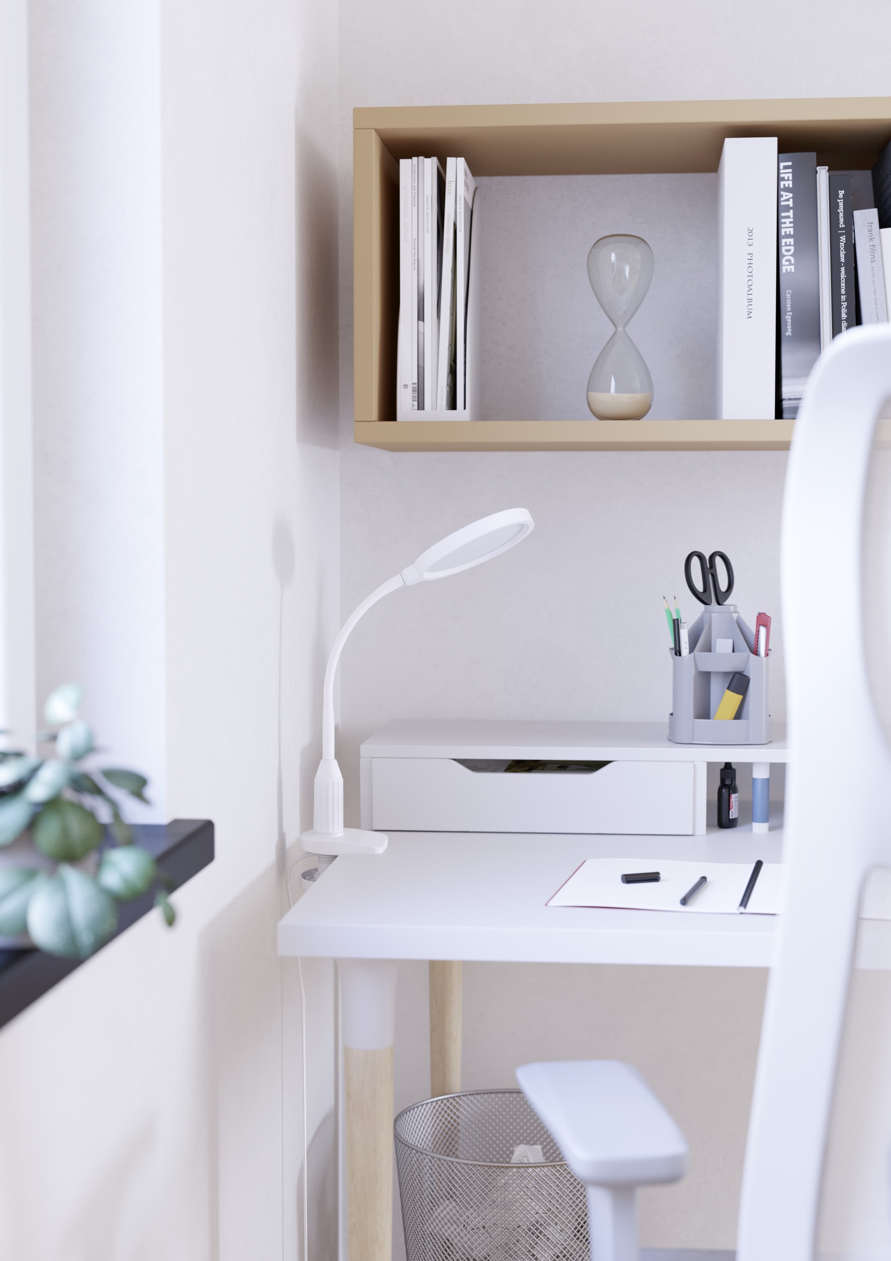 EGLO Klemmleuchte »LAURO Klemmlicht - Kunststoff - LED - 1X5,5W - IP20« LED-Modul 1 Stk. Kaltweiß | Neutralweiß | Warmweiß