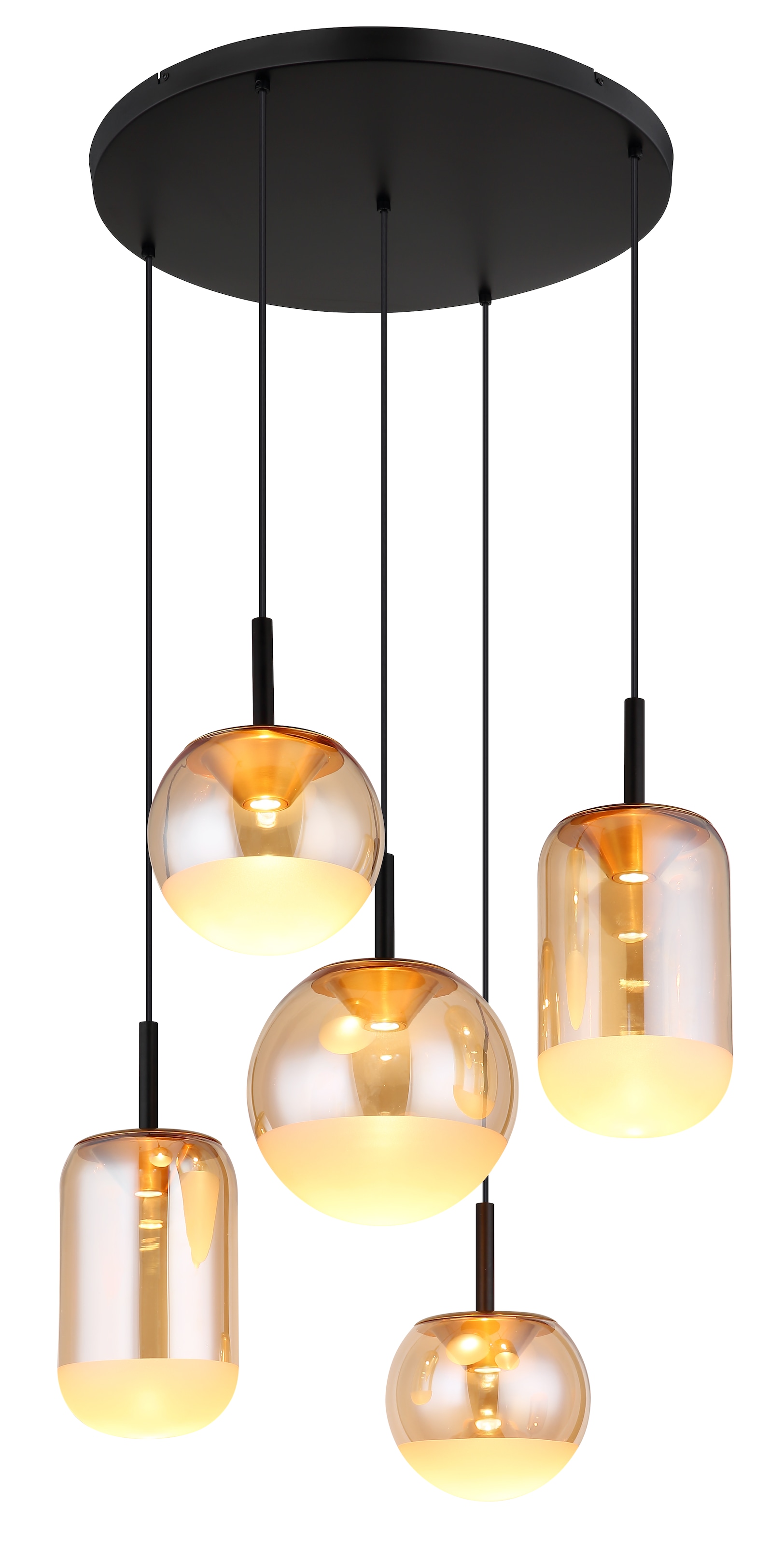 GLOBO LIGHTING Hängeleuchte »SEVERIN« LED-Modul 1 Stk. Warmweiß Hängelampe Esszimmer-Leuchte Esstischleuchte Wohnzimmer