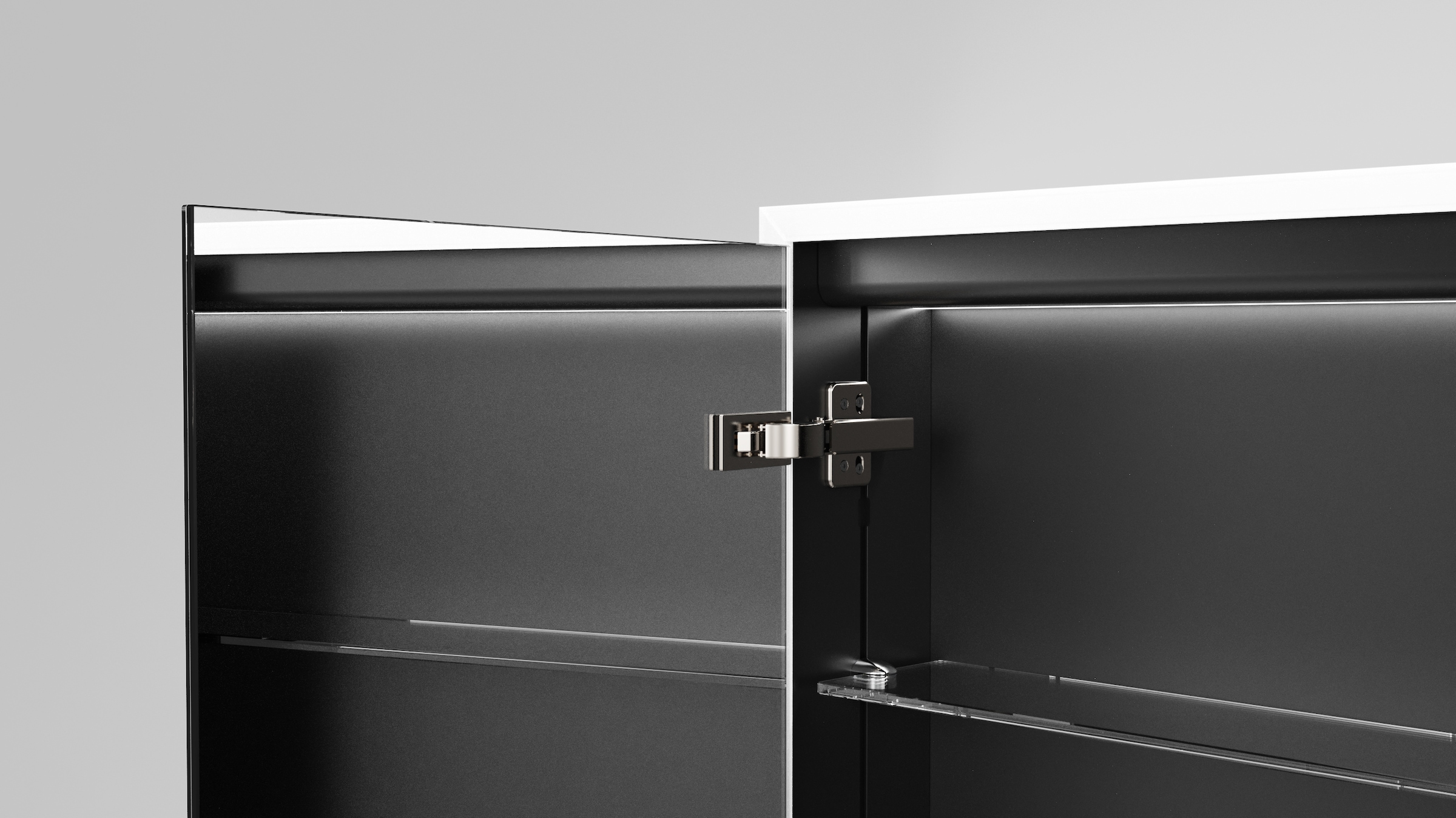 Talos Badezimmerspiegelschrank »Talos Magnus«, 80x70 cm, mit austauschbarer LED-Beleuchtung