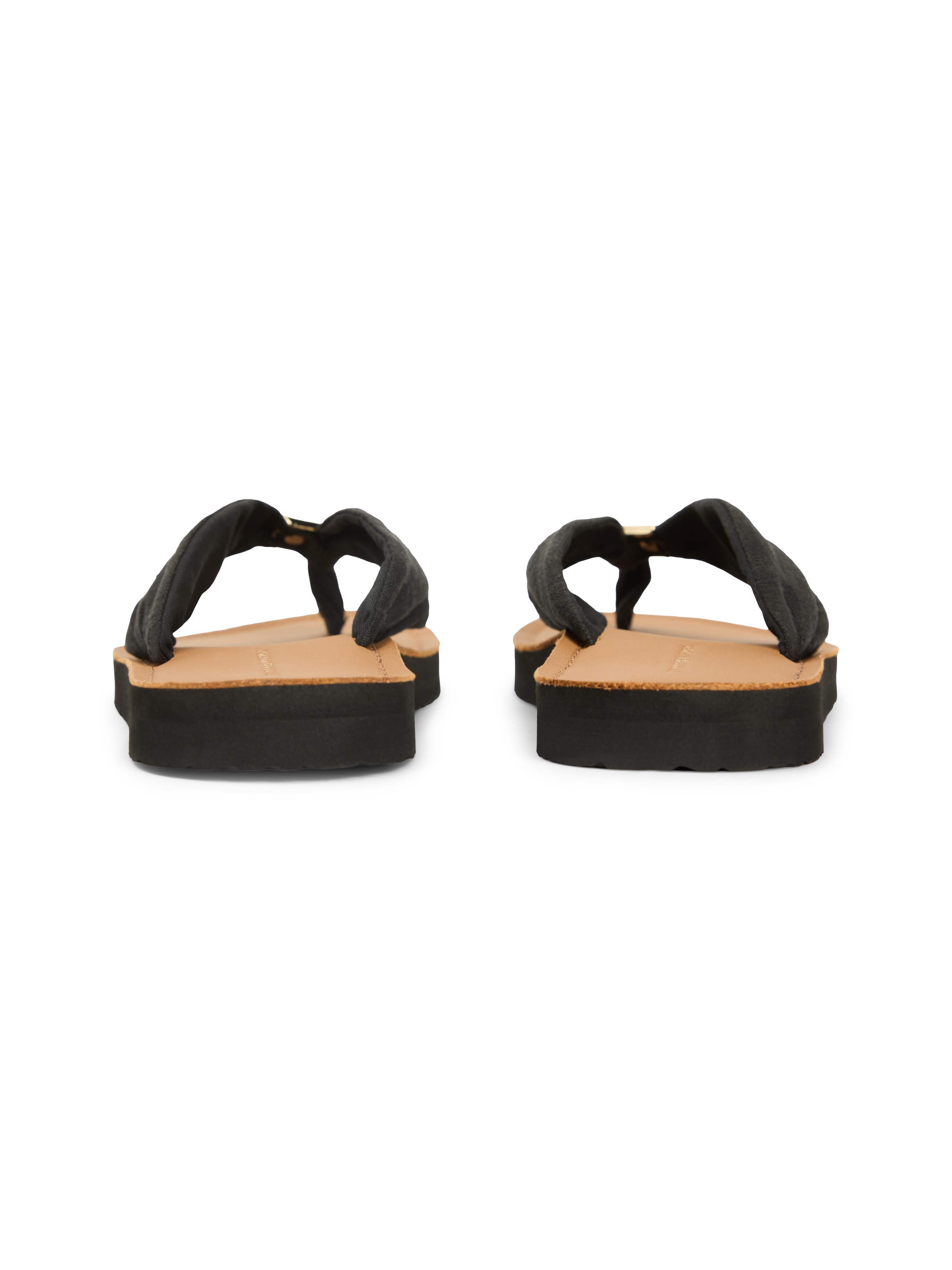 Tommy Hilfiger Zehentrenner »TH LTR FOOTBED SUMMER SANDAL«  Sommerschuh, Strandschuh, Dianette, Flat mit Logoemblem