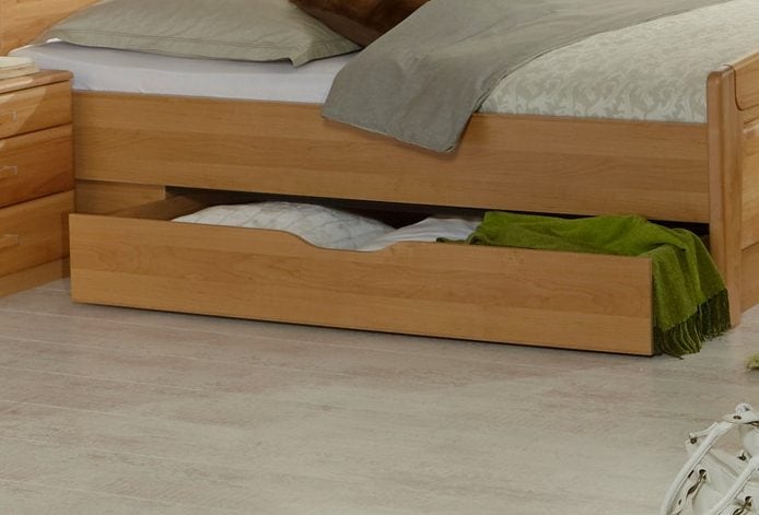 WIEMANN Schubkasten »Lausanne, Bettschubkasten, Bettkasten, Schublade« 140 x 15 x 61 cm (B/H/T), MADE IN GERMANY,  Erle Nachbildung, maximale Belastung 20 Kg
