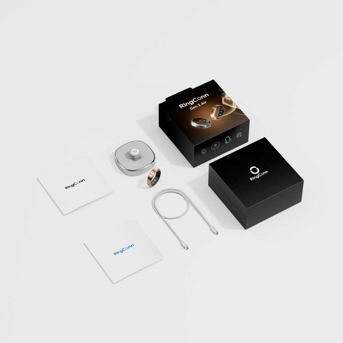 RingConn Smart Ring »Gen2 Air - der perfekte Begleiter für Ihre Gesundheit und Fitness« eine App bietet detaillierte Einblicke in die Gesundheitsdaten