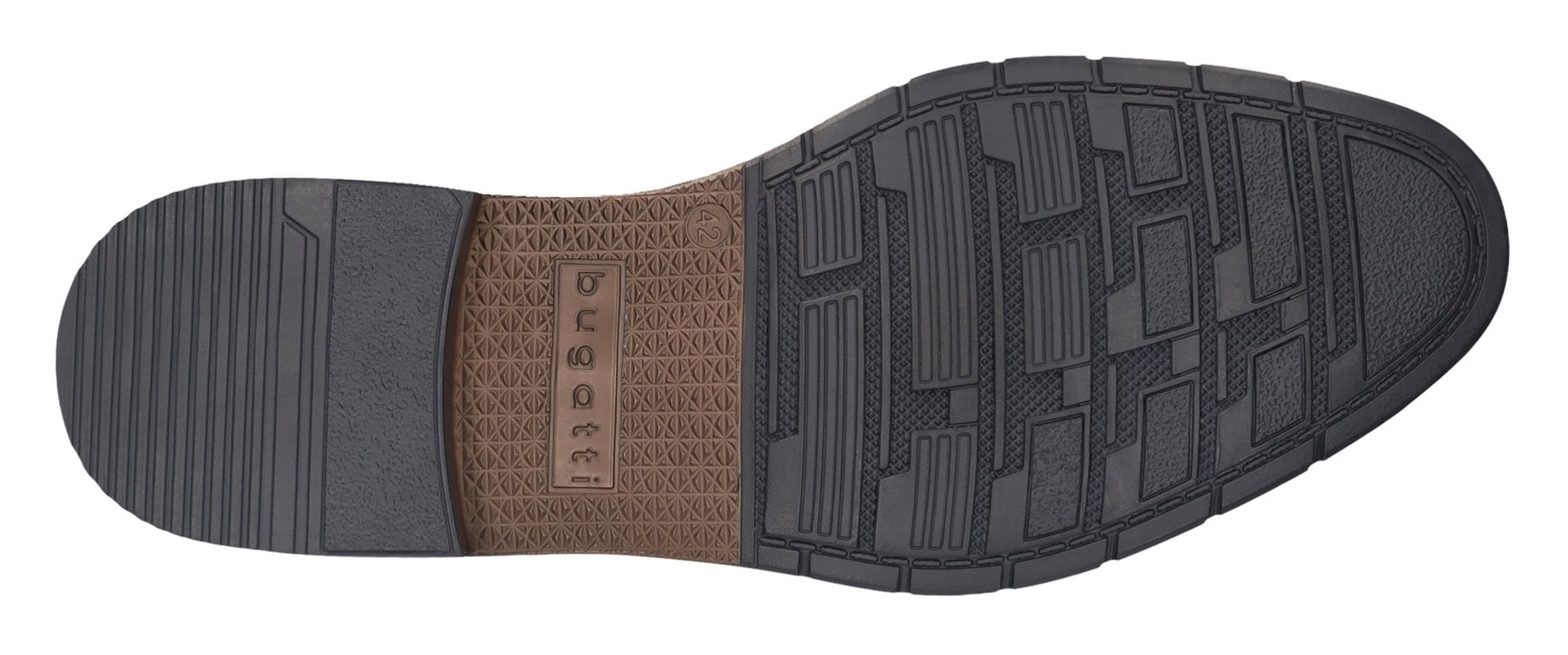 bugatti Schnürschuh, Anzugschuh, Business Halbschuh mit bequemen Stretcheinsatz