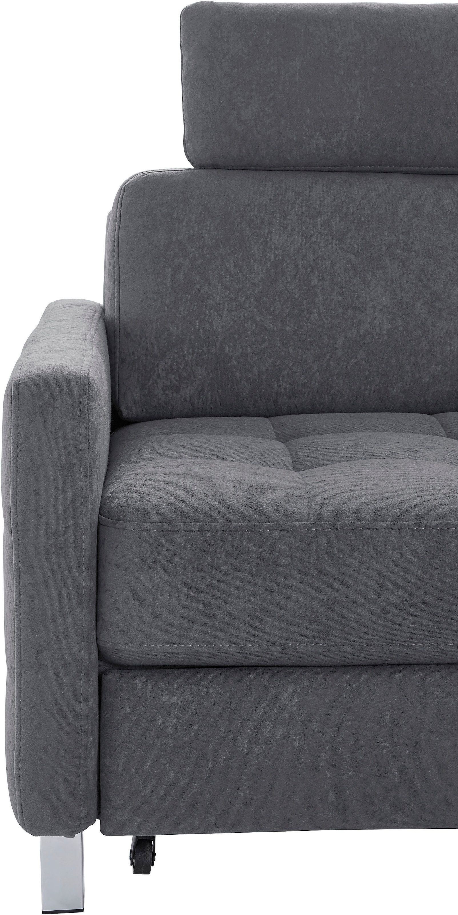 sit&more Ecksofa »Pablo L-Form«, wahlweise mit Bettfunktion