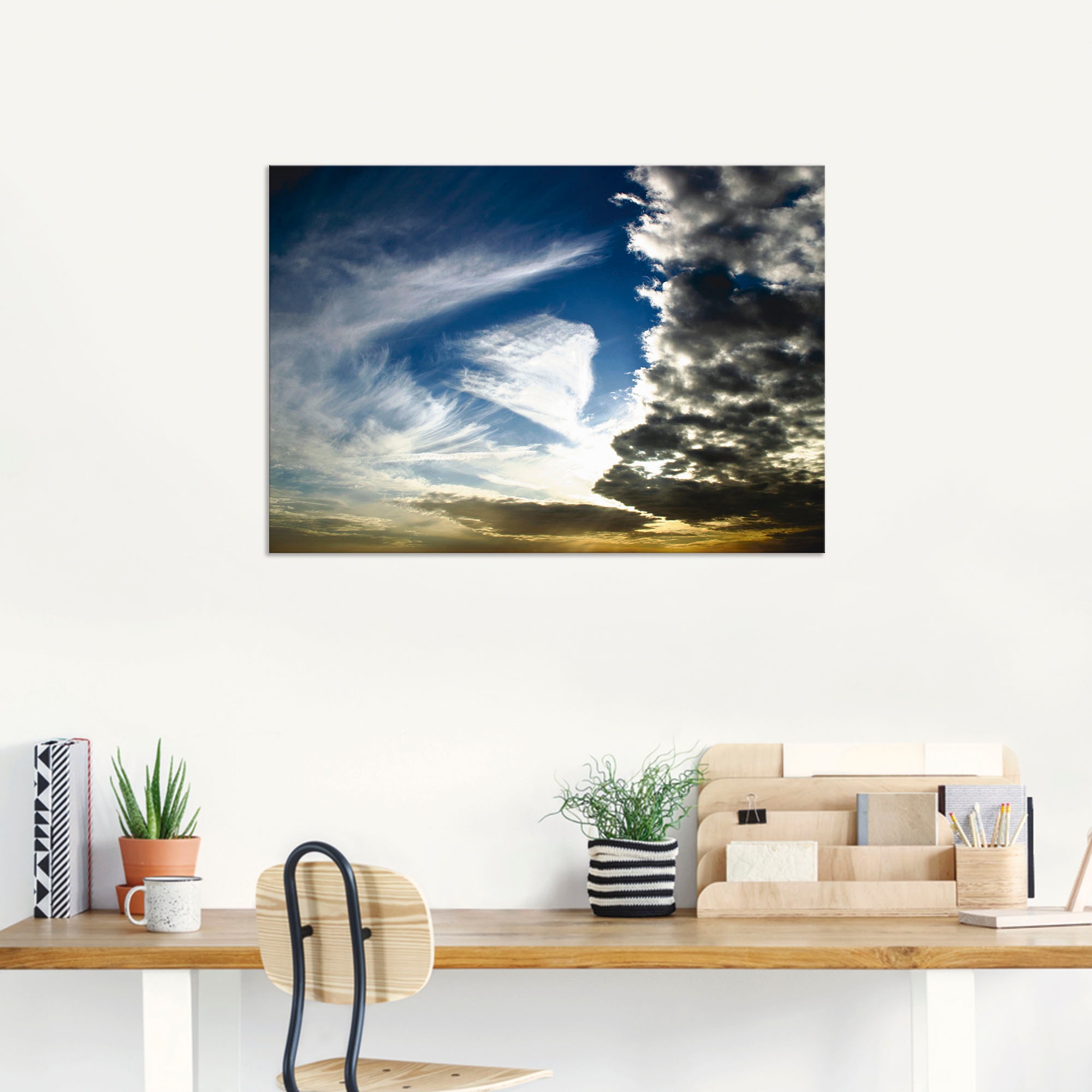 Artland Wandbild »Horizont«, Himmel, (1 St.), als Alubild, Leinwandbild, Wandaufkleber oder Poster in versch. Größen