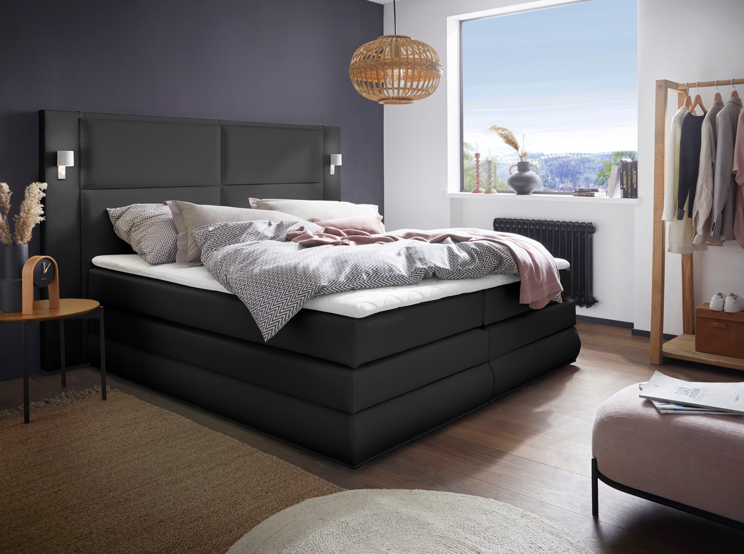 COLLECTION AB Boxspringbett "Copenhagen", inklusive Bettkasten, Topper, wah günstig online kaufen