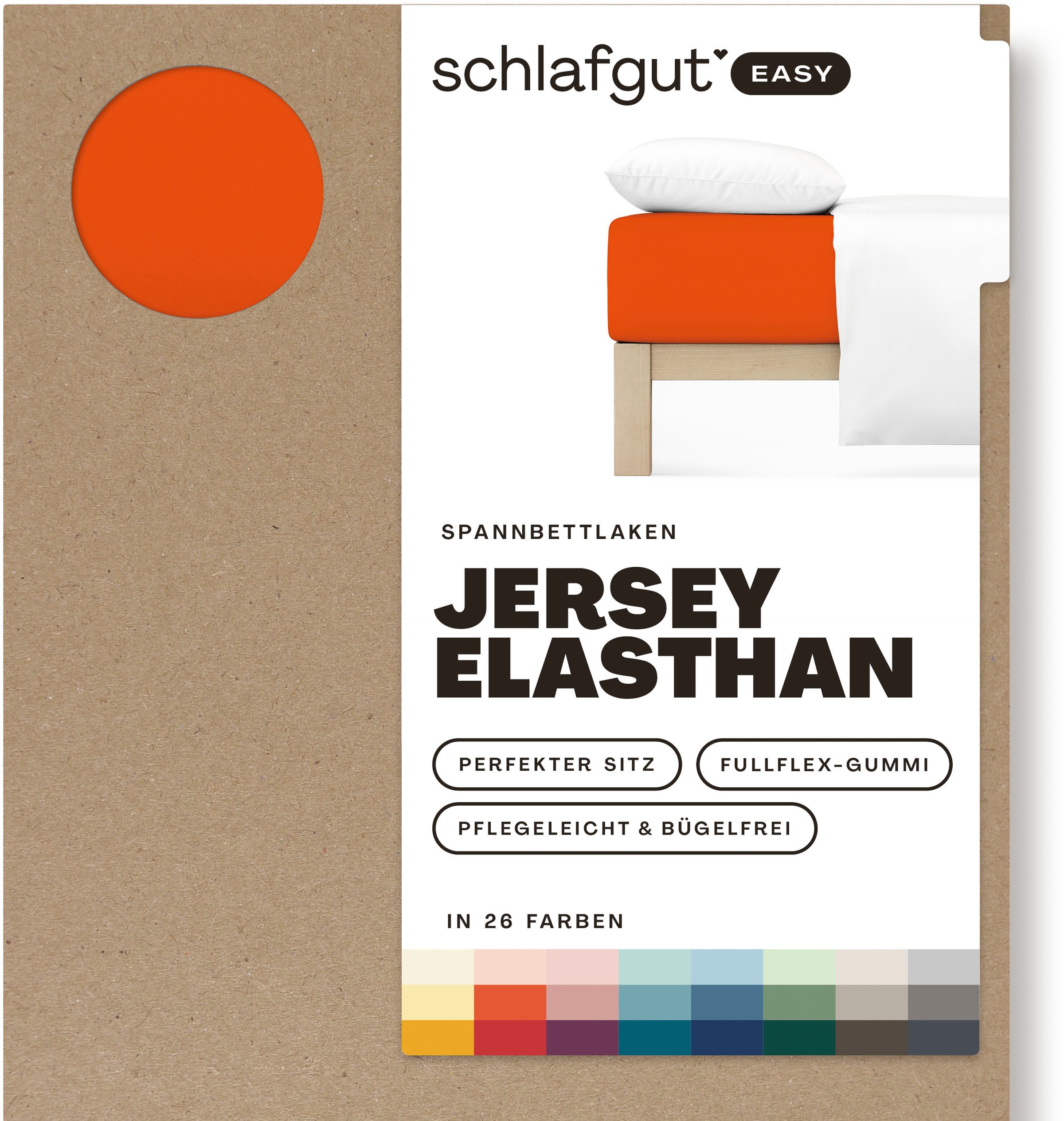 Schlafgut Spannbettlaken »EASY Jersey Elasthan«, MADE IN GREEN by OEKO-TEX®