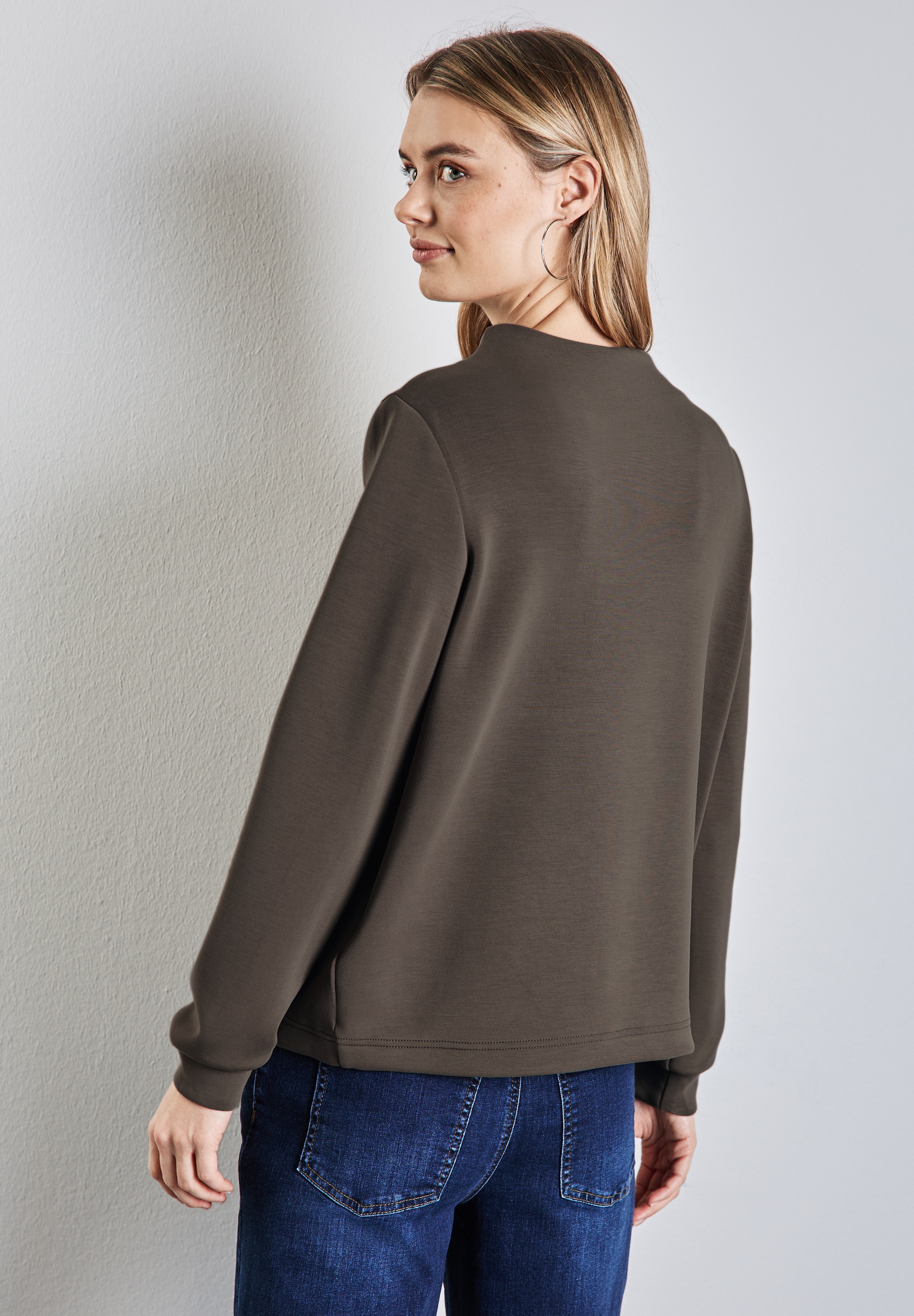 STREET ONE Sweatshirt, mit Rollkragen