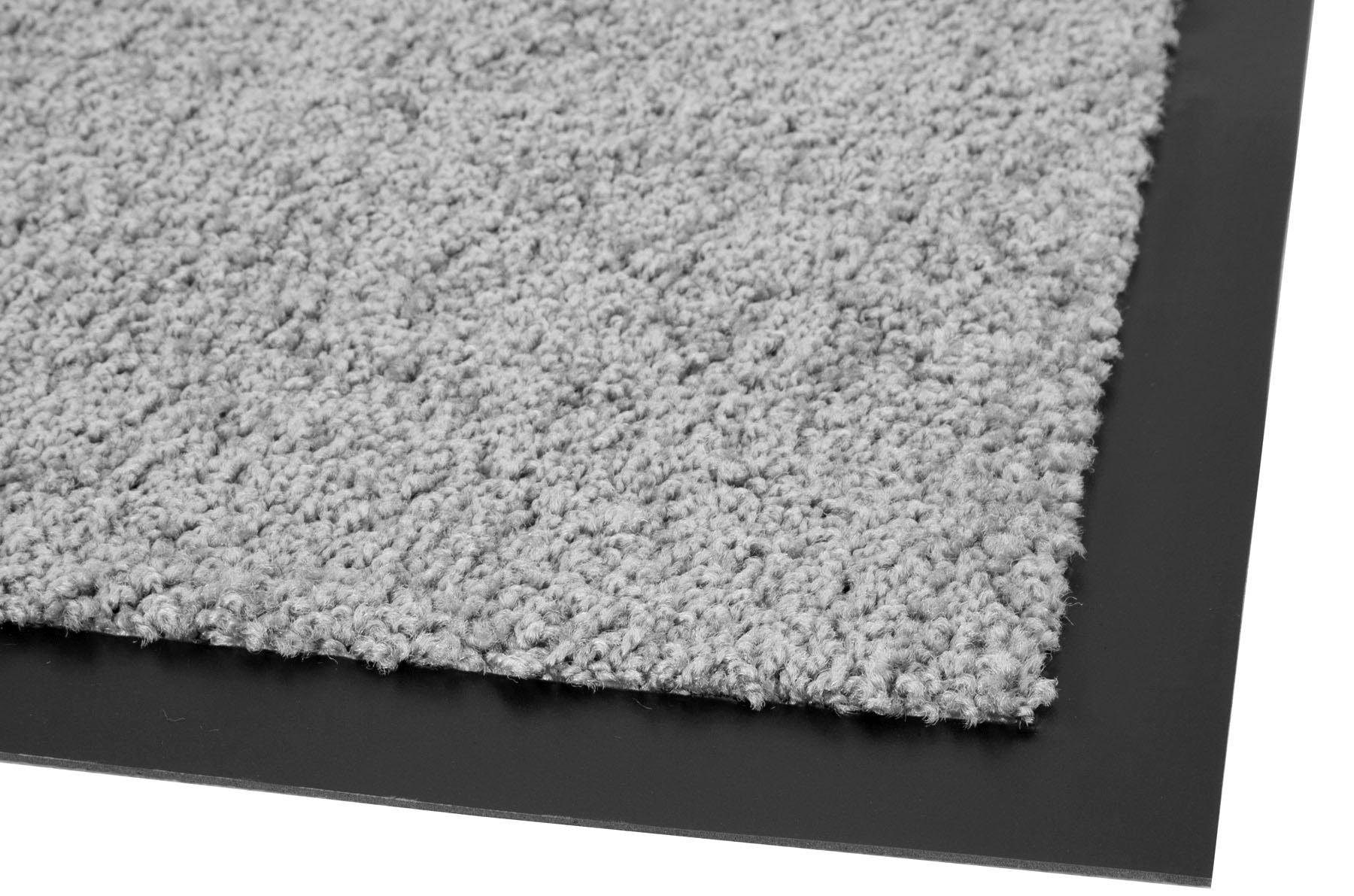 Primaflor-Ideen in Textil Fußmatte »DANCER, Made in Netherlands«, rechteckig, 6 mm Höhe, Schmutzfangmatte, Uni-Farben, große Farbauswahl, waschbar