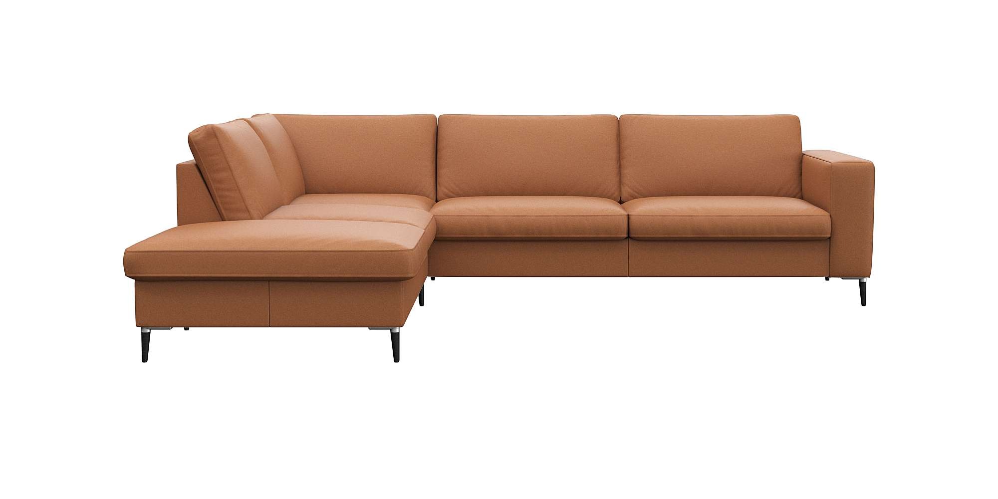 FLEXLUX Ecksofa »Fiore, L-Form, bequem und komfortabel durch hochwertigem S günstig online kaufen