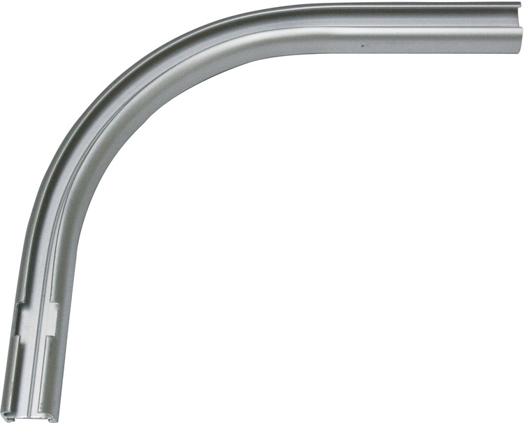 Gardinenschiene »Rundbogen«, 1 läufig-läufig, Fixmaß, für Aluminiumschiene 13 mm