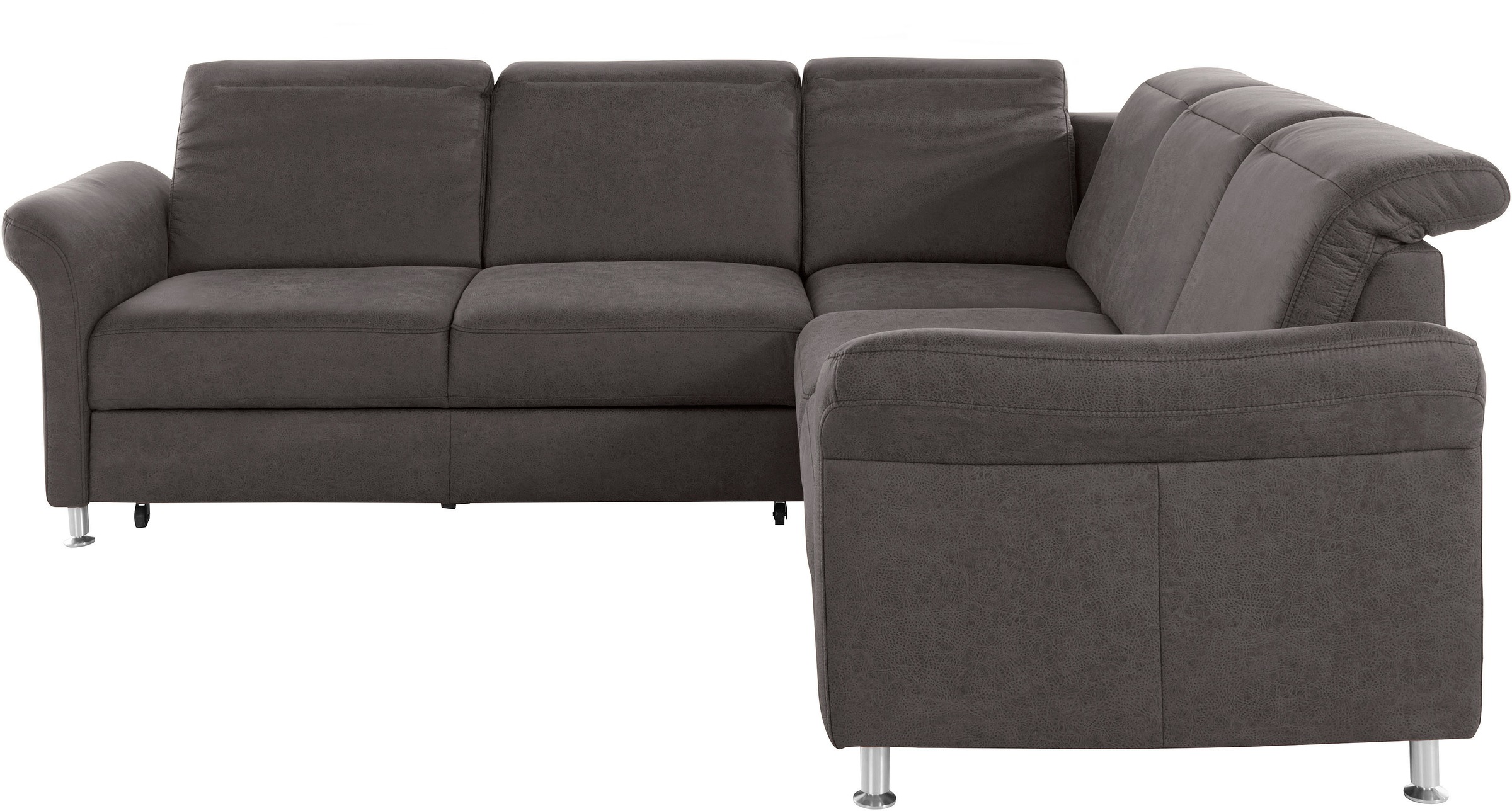 sit&more Ecksofa »Darwin L-Form« inklusive Federkern, wahlweise mit Kopftei günstig online kaufen