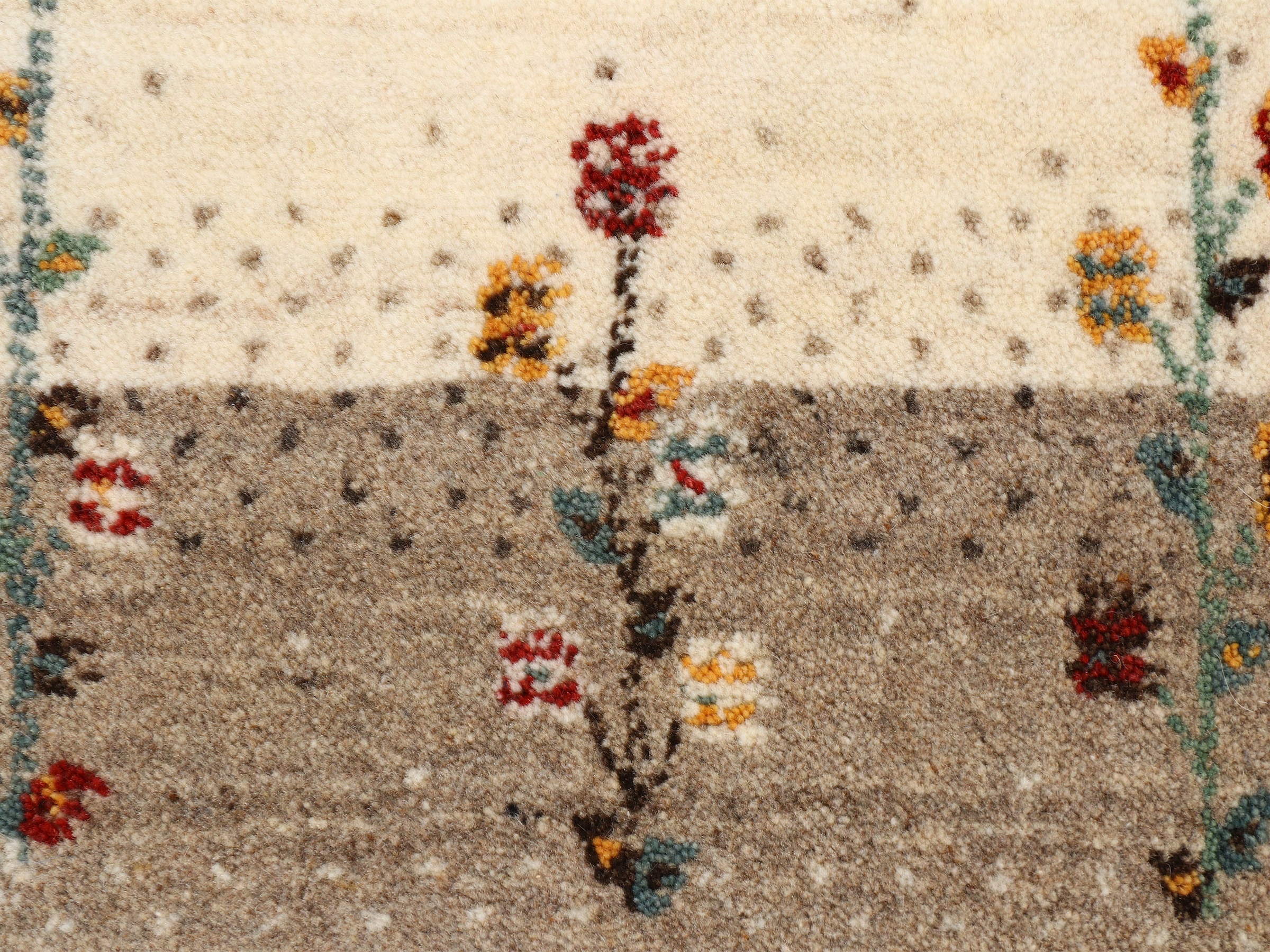 carpetfine Wollteppich »Gabbeh Loom Lori«, rechteckig, 15 mm Höhe, reine Wolle, sehr weicher Flor, Wohnzimmer
