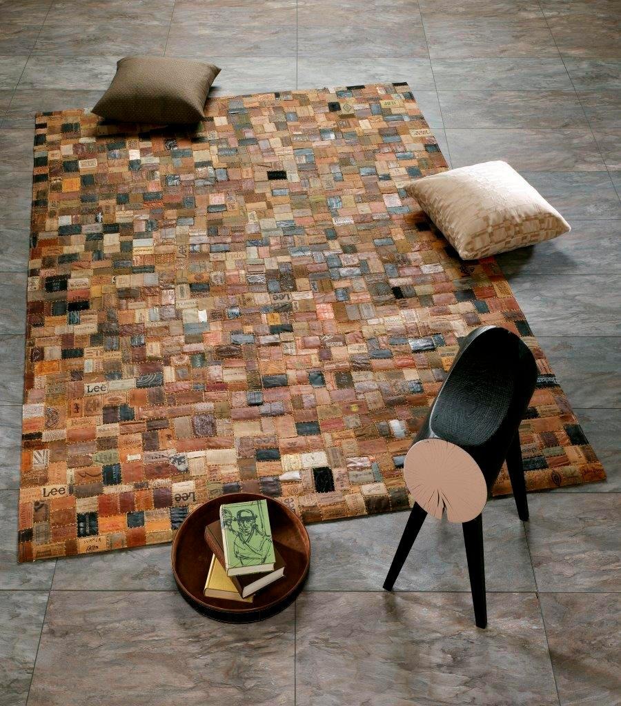 OCI DIE TEPPICHMARKE Lederteppich "Labelstar" rechteckig 3 mm Höhe echtes L günstig online kaufen