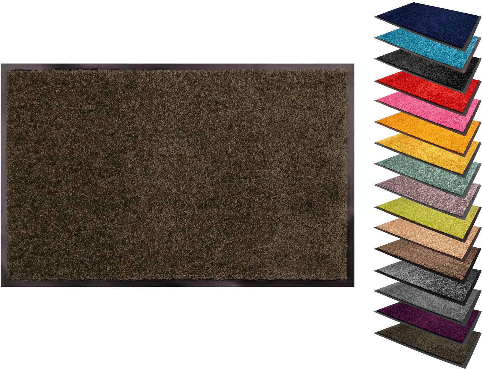 Primaflor-Ideen in Fußmatte »Schmutzfangmatte Textil Uni-Farben, CLEAN und waschbar bequem PRO«, bestellen schnell Schmutzfangmatte, rechteckig, UV-beständig