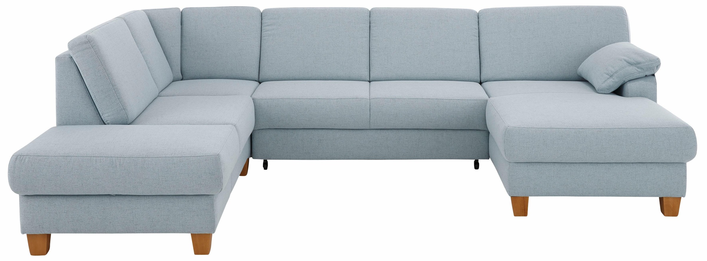 Home affaire Wohnlandschaft »Belfort U-Form« mit Federkern, wahlweise mit B günstig online kaufen