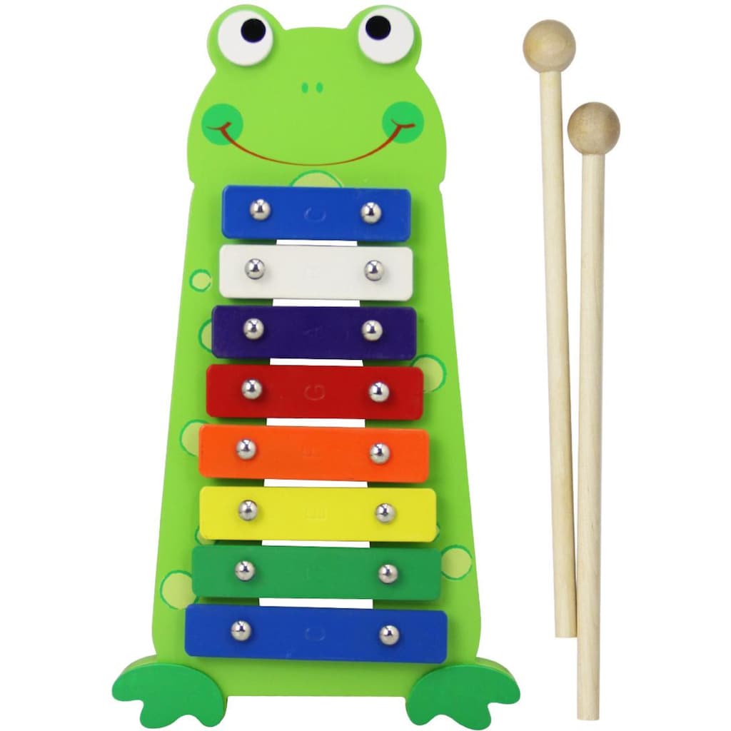 Clifton Spielzeug-Musikinstrument »Metallophon Frosch«