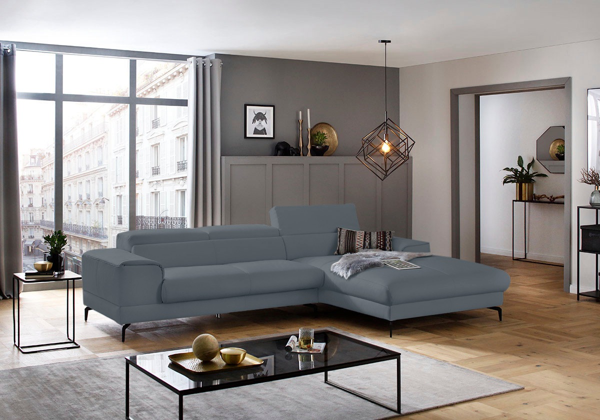W.SCHILLIG Ecksofa "piedroo, Designsofa mit tollem Sitzkomfort, L-Form" Kop günstig online kaufen