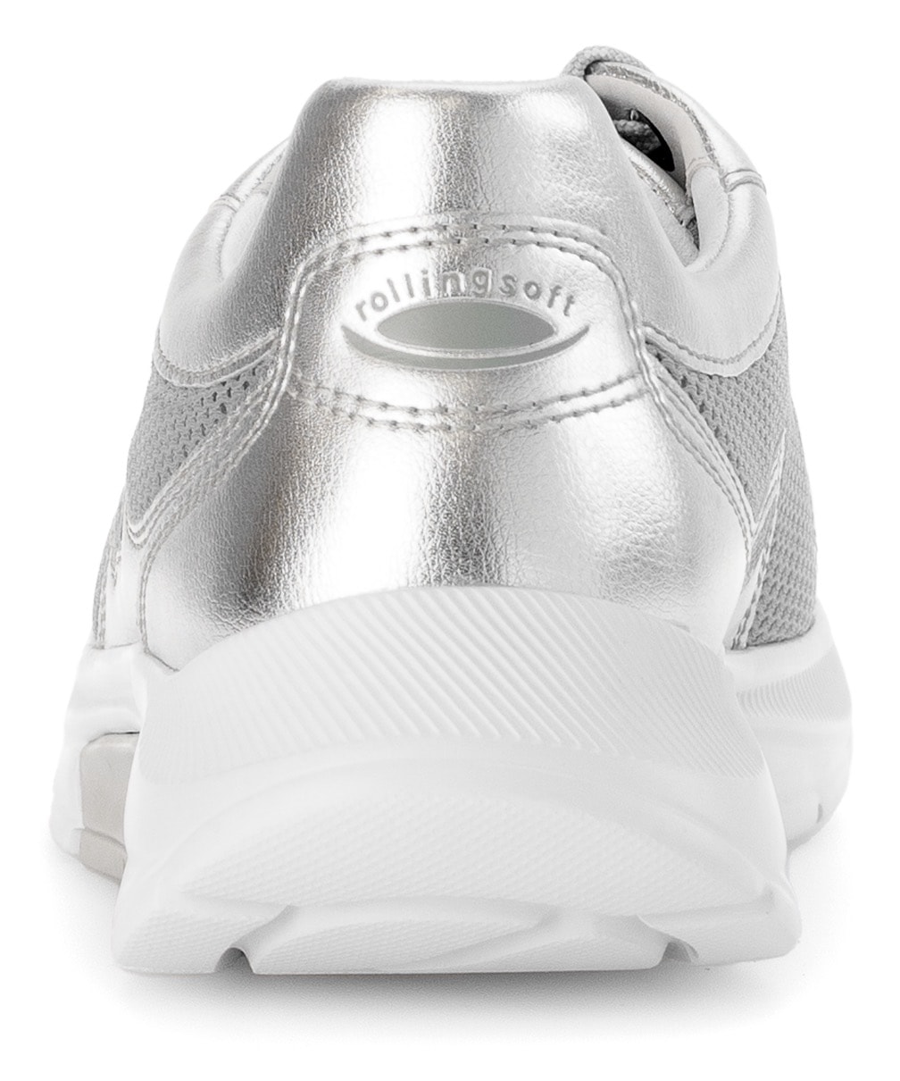 Gabor Rollingsoft Keilsneaker  , Freizeitschuh, Halbschuh, Schnürschuh mit Wechselfußbett