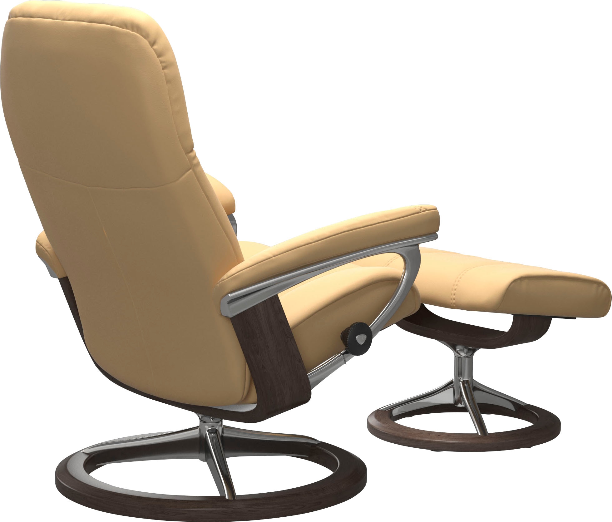 Raten kaufen Gestell Größe Hocker), (Set, »Consul«, Base, M, Relaxsessel Relaxsessel Hocker, auf mit Wenge Stressless® Signature mit mit