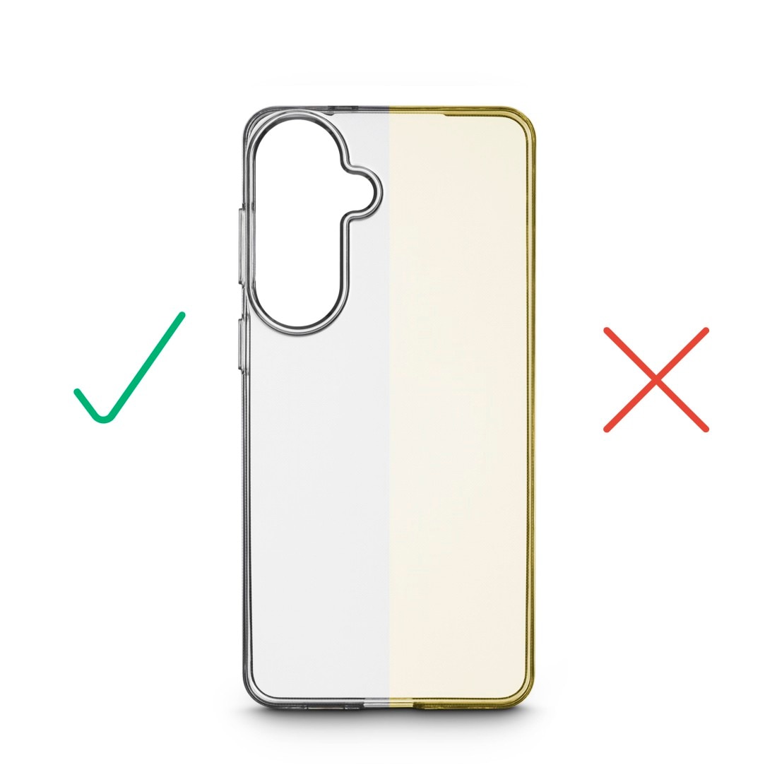 Hama Smartphone-Hülle »Handyhülle für Samsung Galaxy S26+, durchsichtig« Smartphones ultradünn, vergilbungsfrei, griffige Oberfläche, passgenauer Schutz