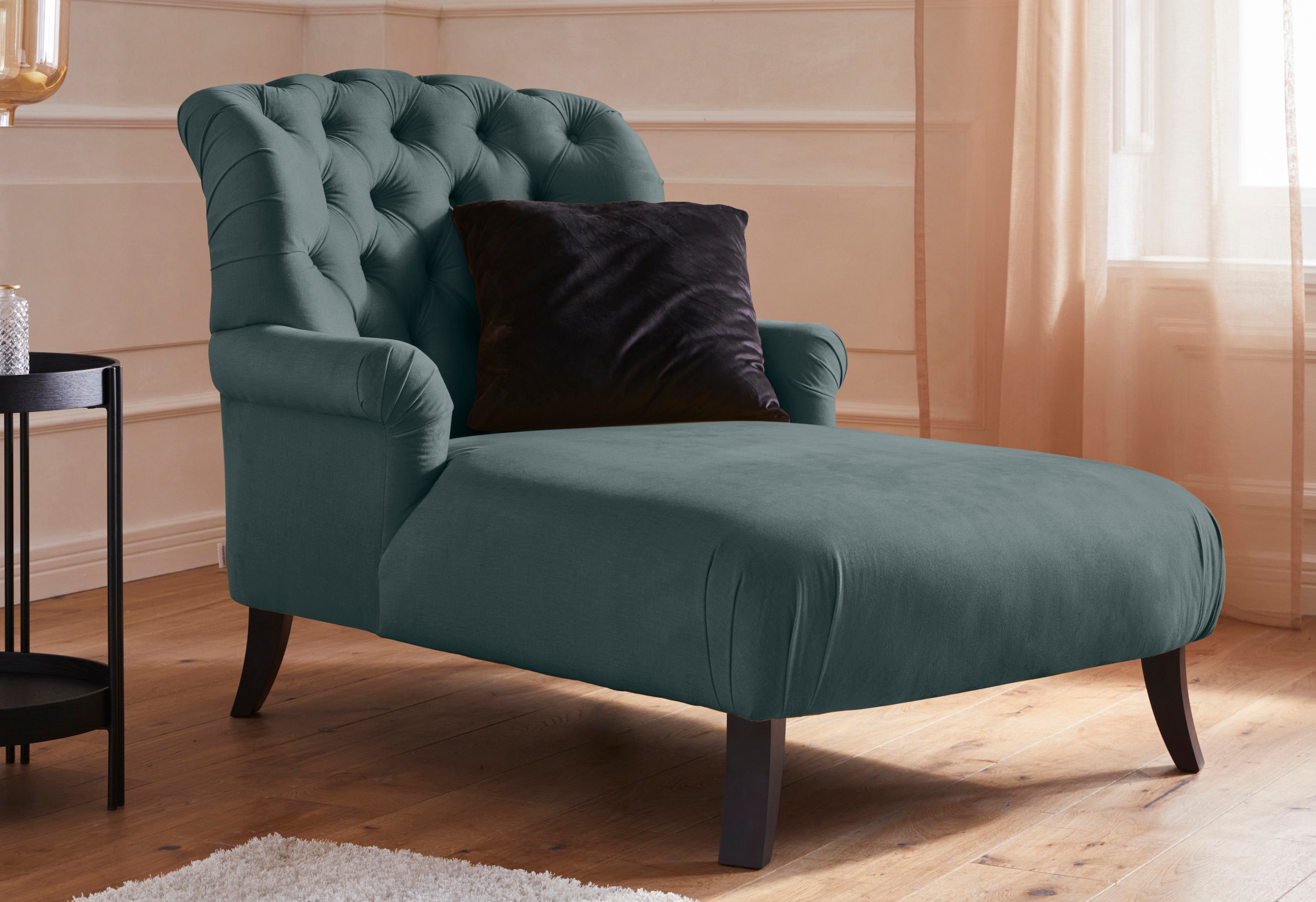 Home affaire Loveseat »Amiens Sessel Loungesessel« mit wunderschöner Knopfh günstig online kaufen