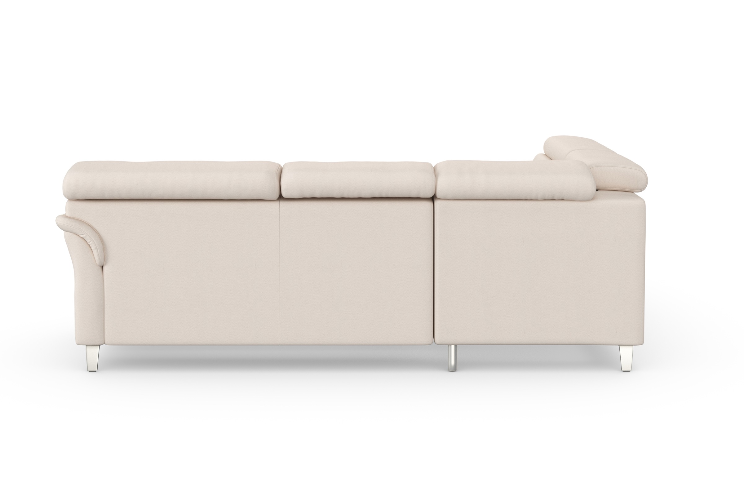 sit&more Ecksofa »Marano L-Form«, inklusive Kopfteilverstellung, wahlweise mit Bettfunktion, Bettkasten