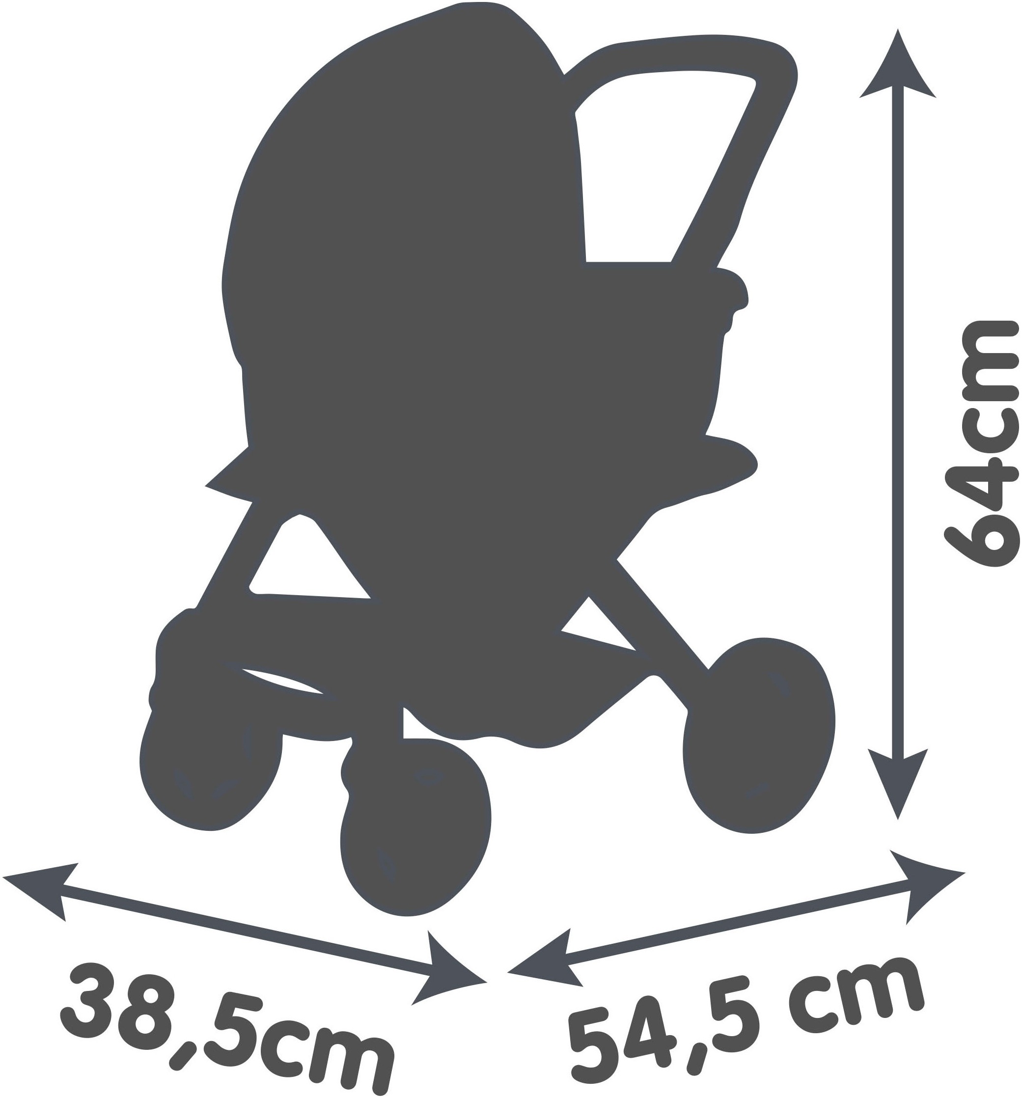 Smoby Kombi-Puppenwagen »Maxi-Cosi Puppenwagen 3-in-1«, Made in Europe
