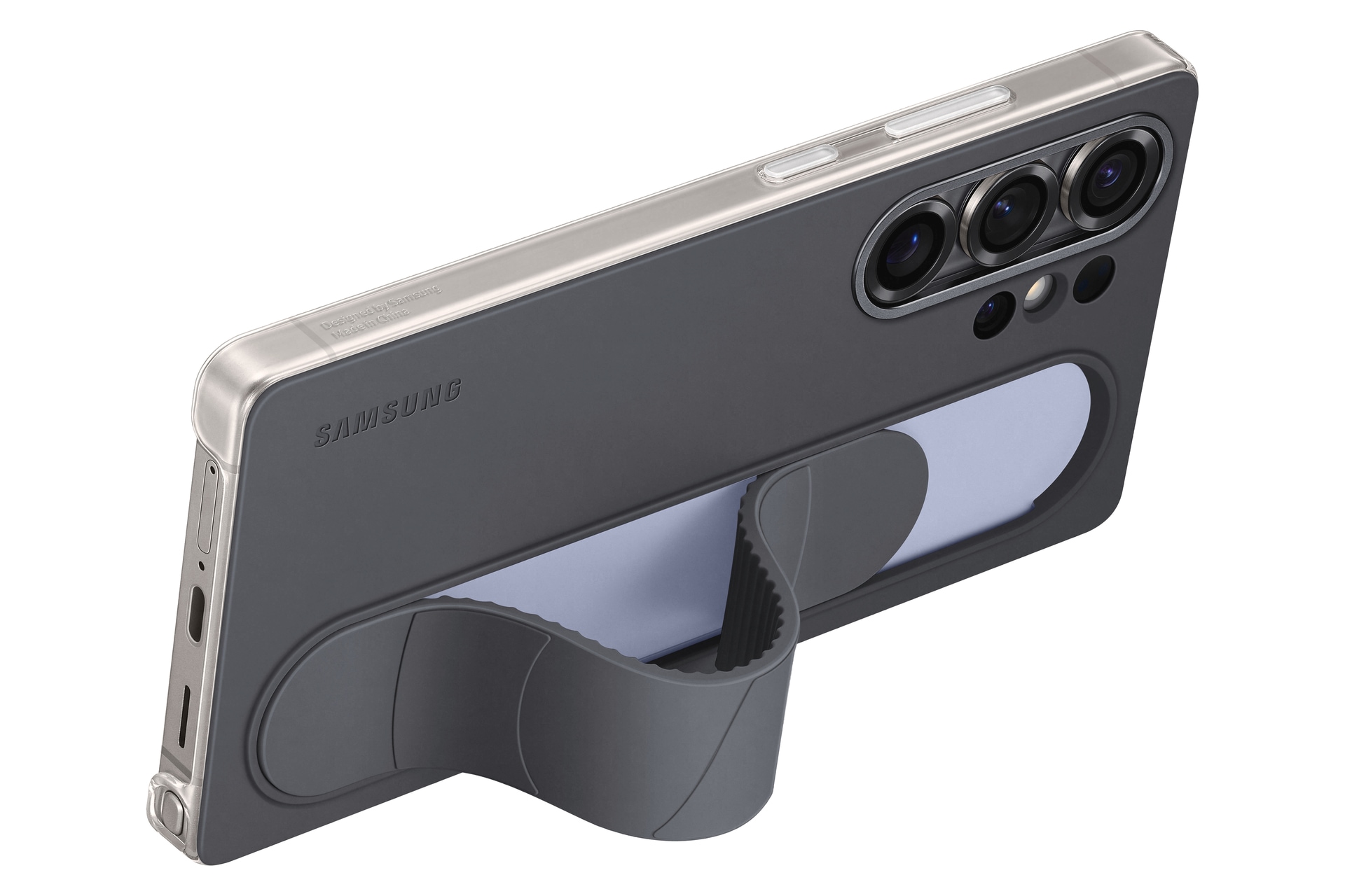 Samsung Handyhülle »Standing Grip Case für Samsung Galaxy S25 Ultra«, Backcover, Schutzhülle, Handyschutzhülle, Case, Schutzcase, stoßfest