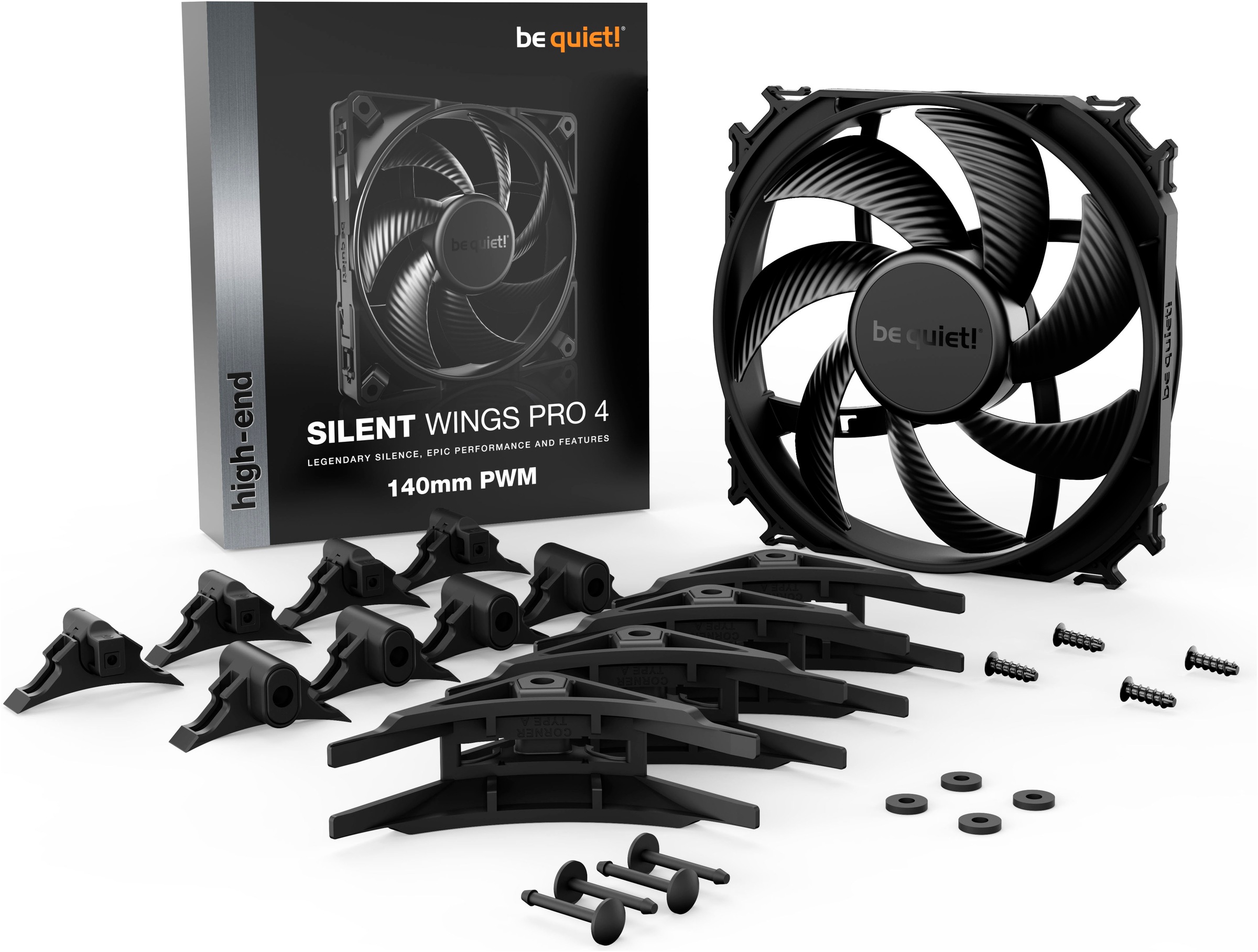 be quiet! Gehäuselüfter »SILENT WINGS PRO 4  140mm PWM«
