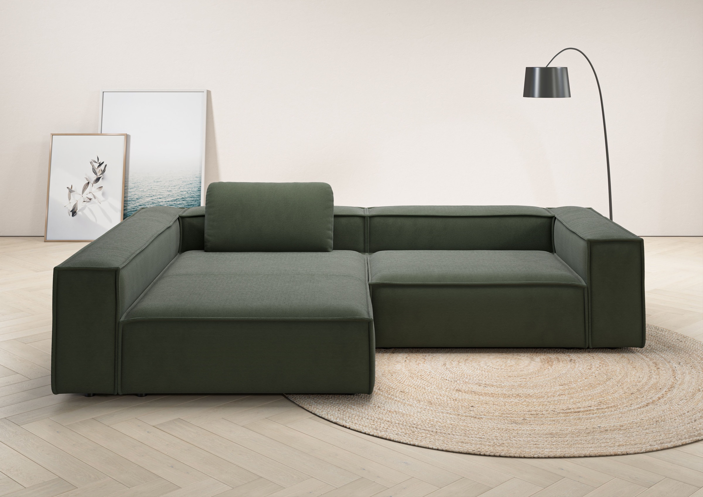 Home affaire Ecksofa »Watertown, moderne XXL L-Form, 306 cm breit« Komforta günstig online kaufen