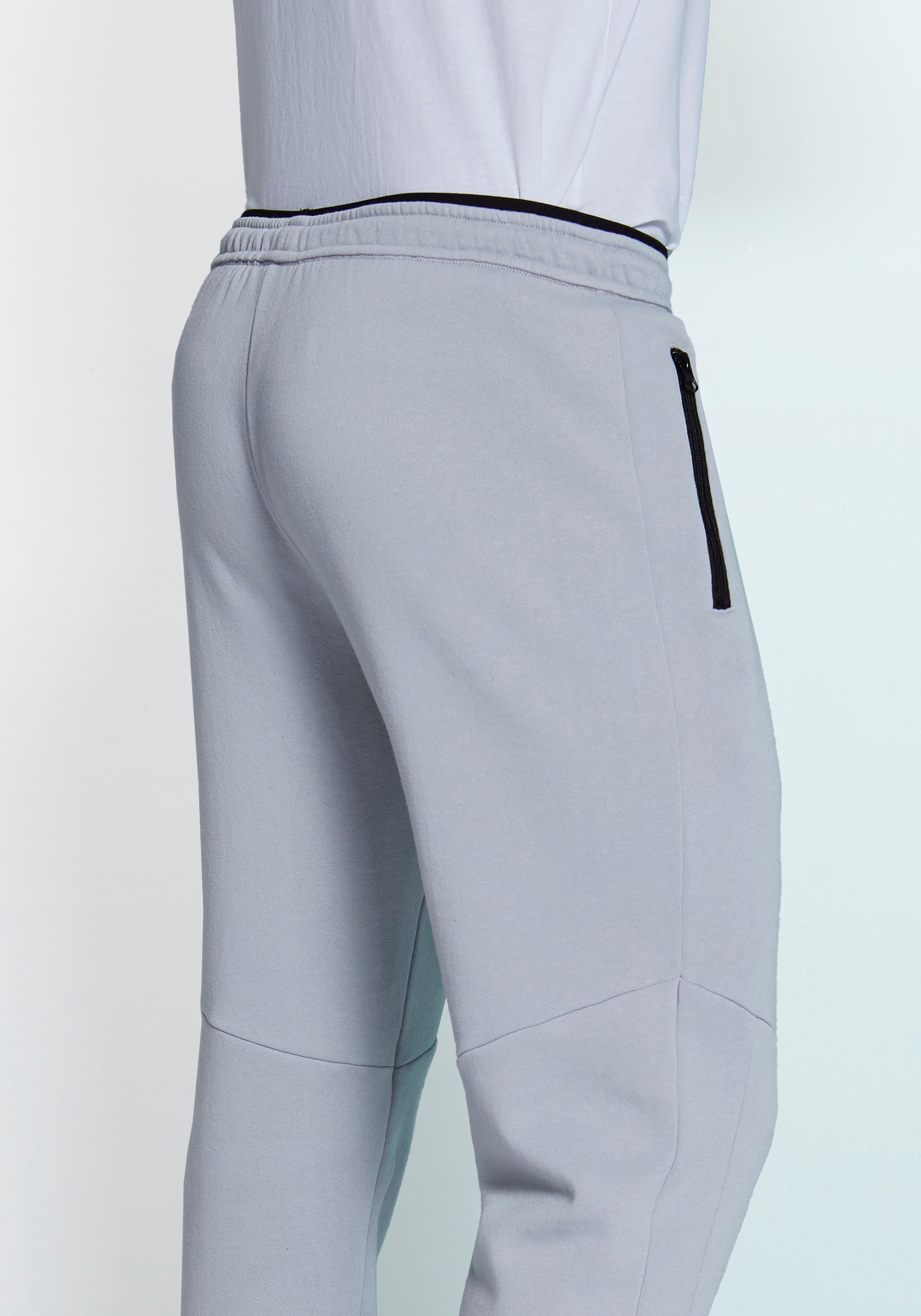 John Devin Sweathose, Jogginghose mit seitlichen Taschen und Bindeband aus Baumwoll-Mix