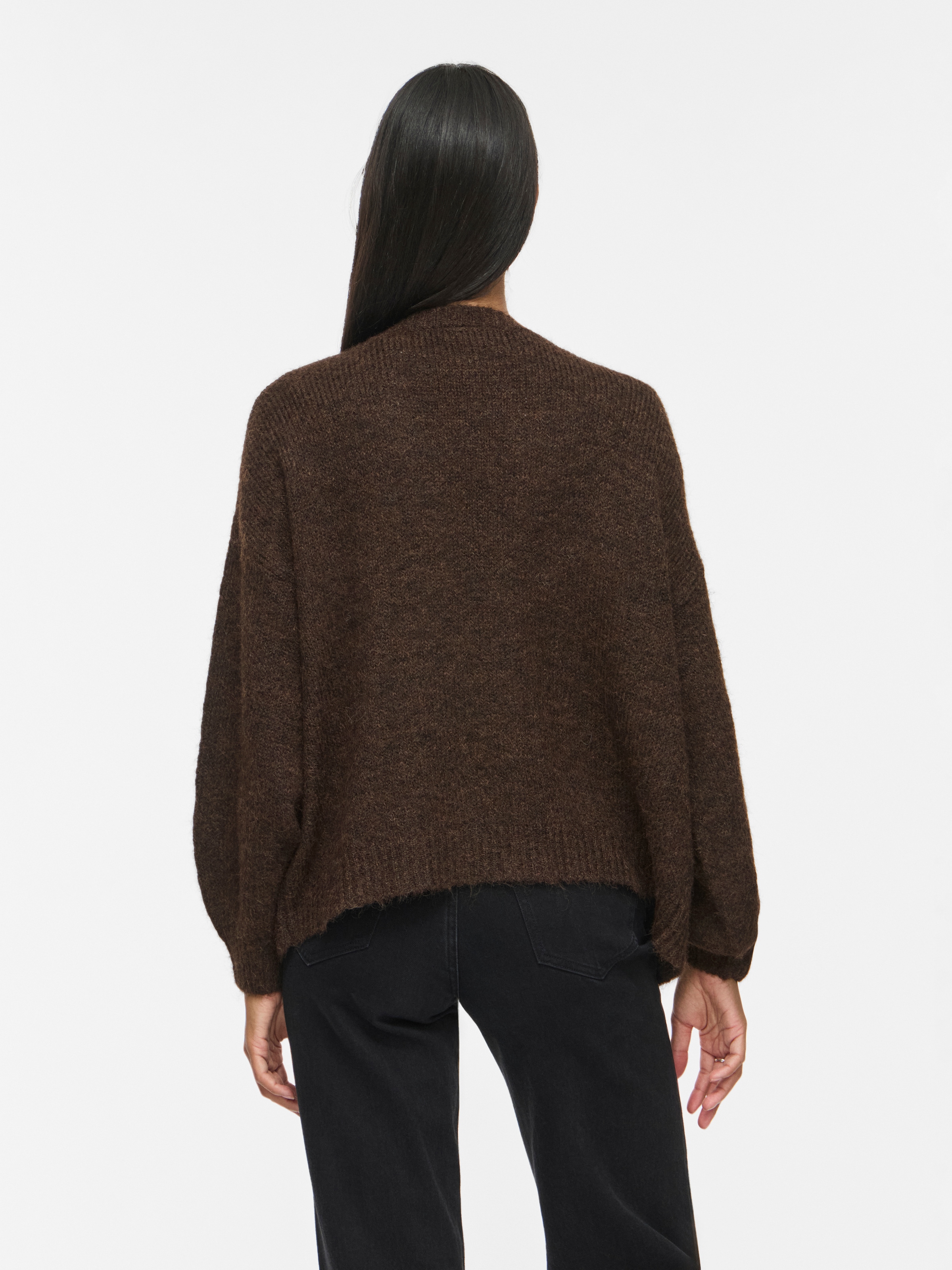 Vila Strickjacke »VILAMPE OPEN L/S KNIT CARDIGAN-NOOS« Materialmix, normal geschnitten