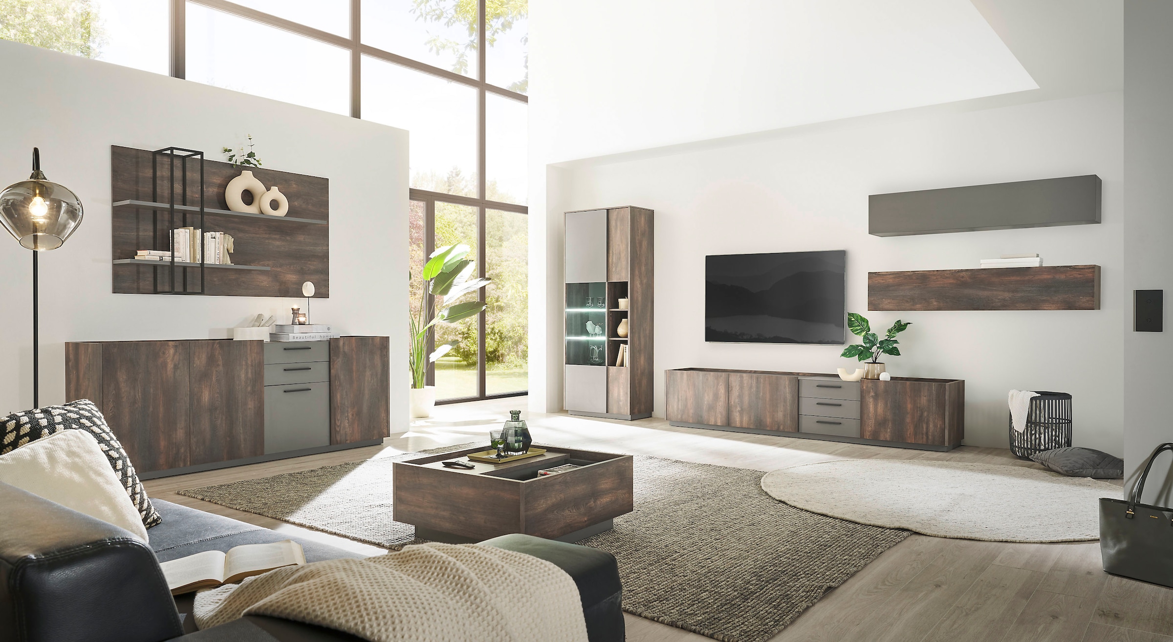 Home affaire Sideboard »LARGO« Soft-Close-Funktion, Breite ca. 200 cm