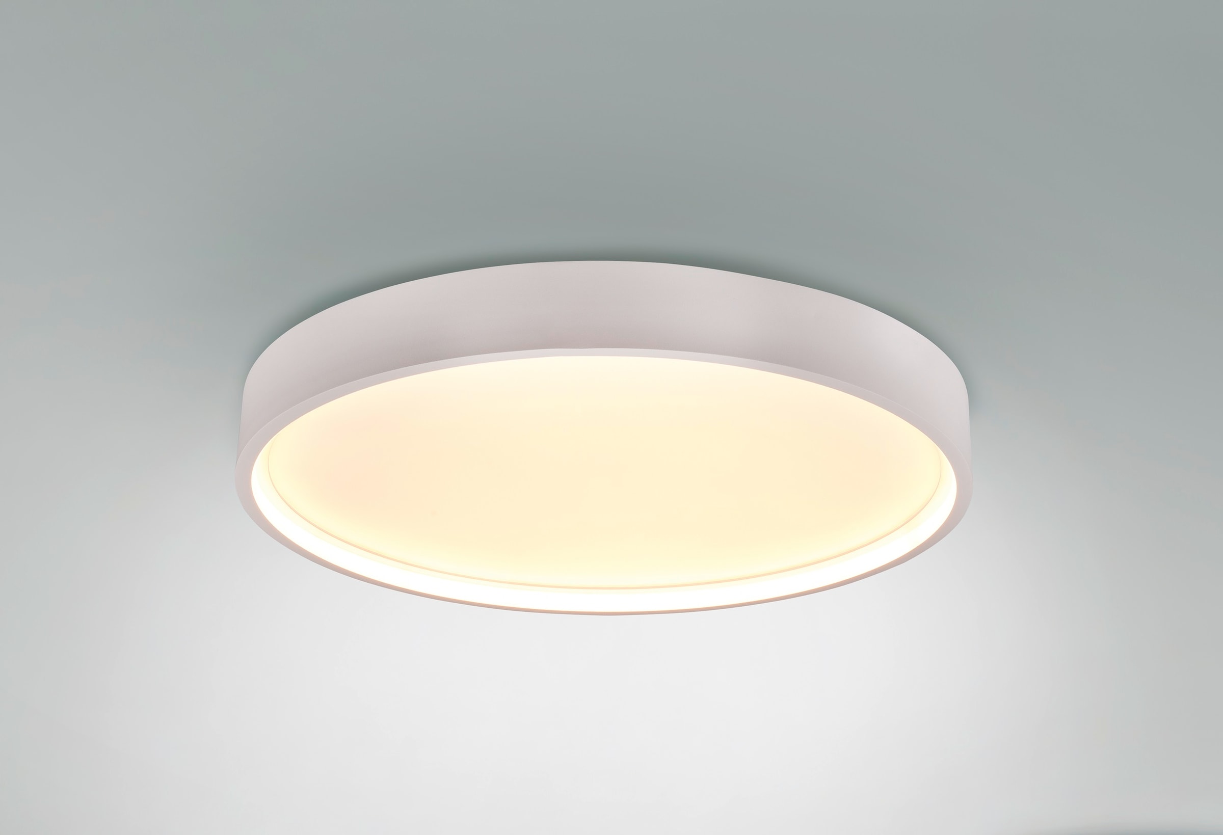 TRIO Leuchten LED Deckenleuchte »DOHA, Deckenlampe 29W 3260 Lumen Lichtfarbe einstellbar 2300-4000K«, 1 flammig, Leuchtmittel LED-Board | LED fest integriert, indirektes Licht getrennt schaltbar als Wandlampe und Deckenlampe mögl